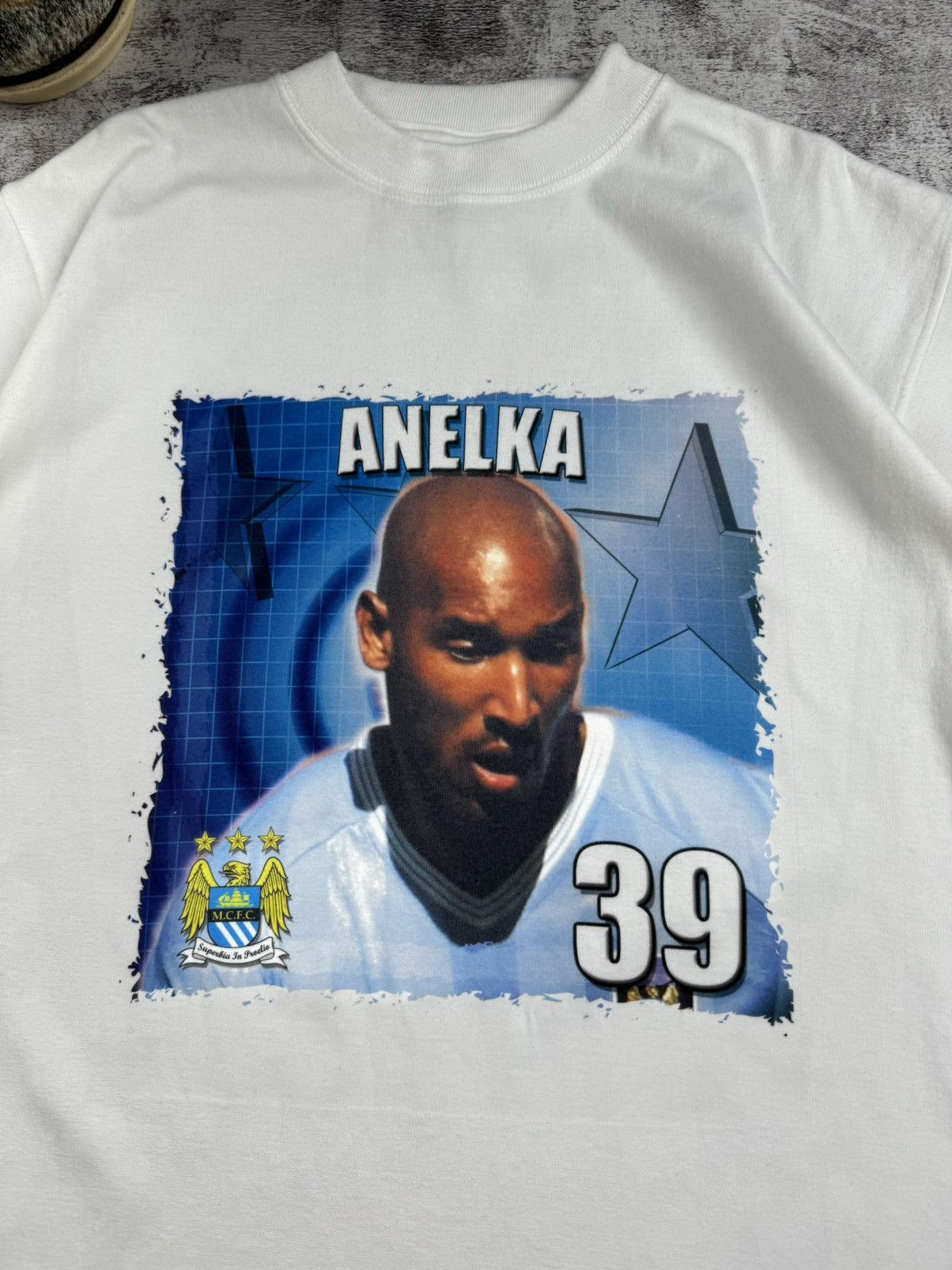 Other Vintage 90S Manchester City Anelka 39 2002/2005 Merch T Shirt Size US M / EU 48-50 / 2 - 8 Thumbnail