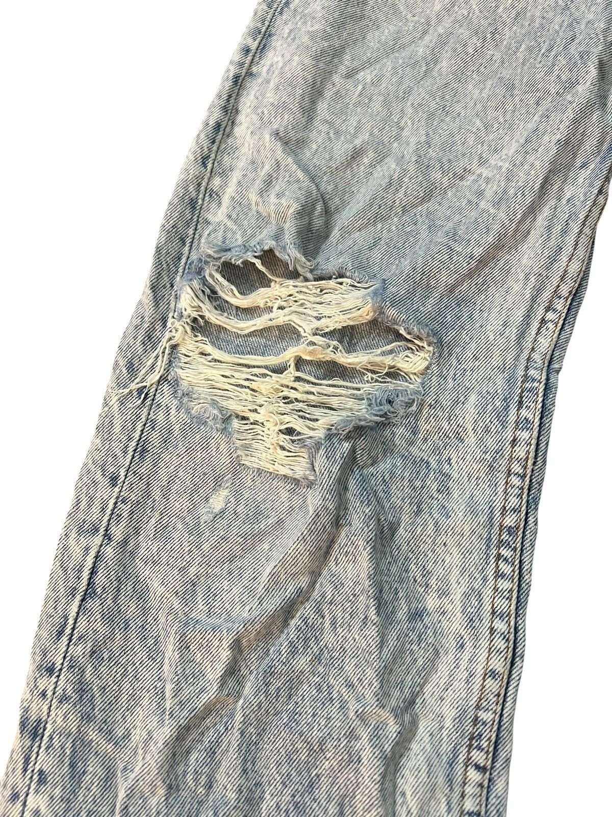 Levi's 80’s Distressed Levi’s 501 Acid Wash Rare Jean Size US 30 / EU 46 - 3 Thumbnail