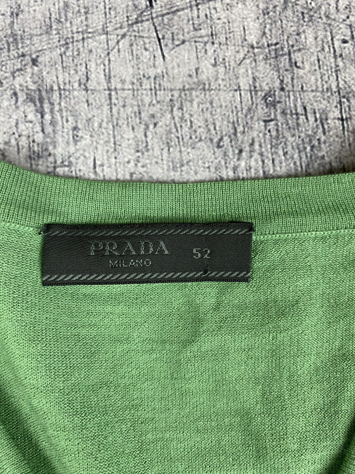 Prada Vintage Prada Distressed Jumper Sweater Pullover Size US L / EU 52-54 / 3 - 12 Thumbnail