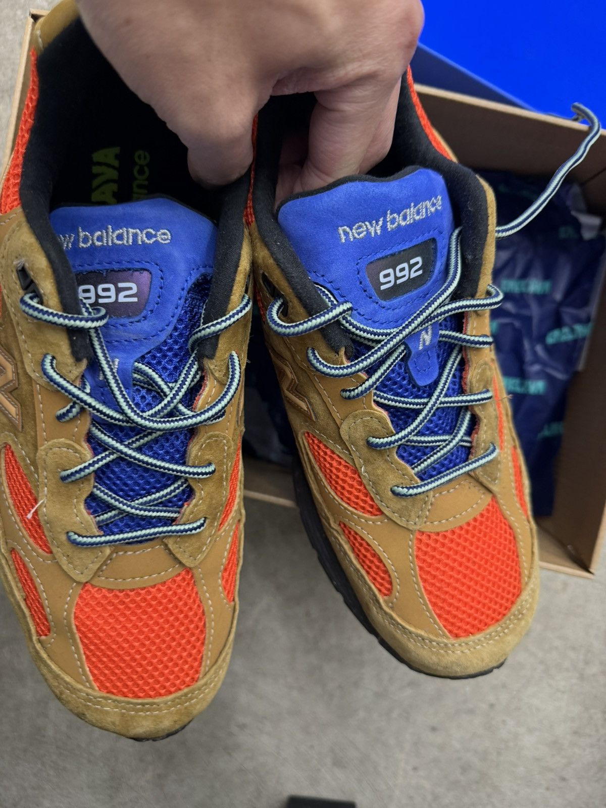 Action Bronson × New Balance Action Bronson New Balance 992 Tiger Eye Size US 7.5 / EU 40-41 - 6 Thumbnail