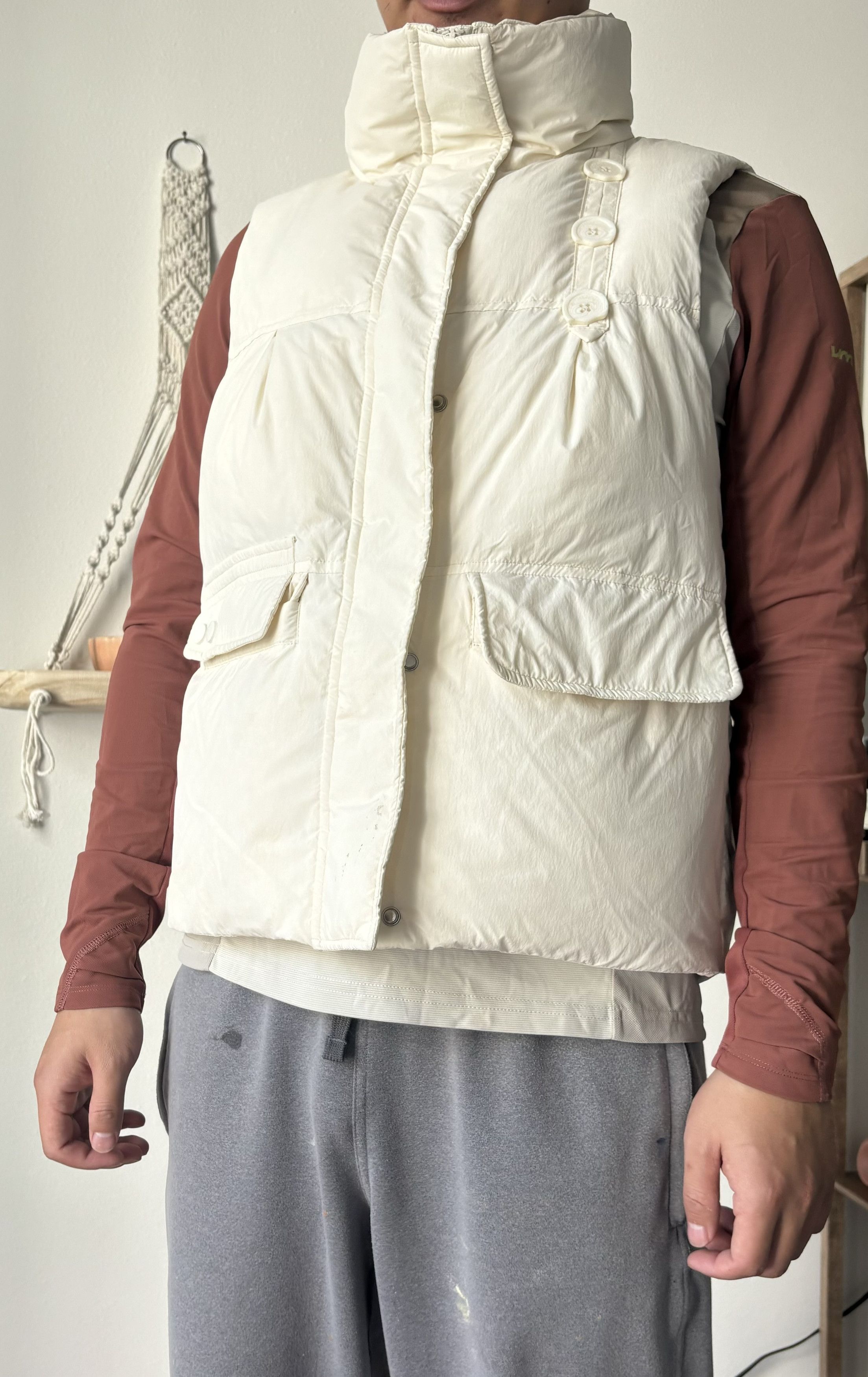 Designer Designer Brand Unisex White Puffer Vest Size US S / EU 44-46 / 1 - 3 Thumbnail