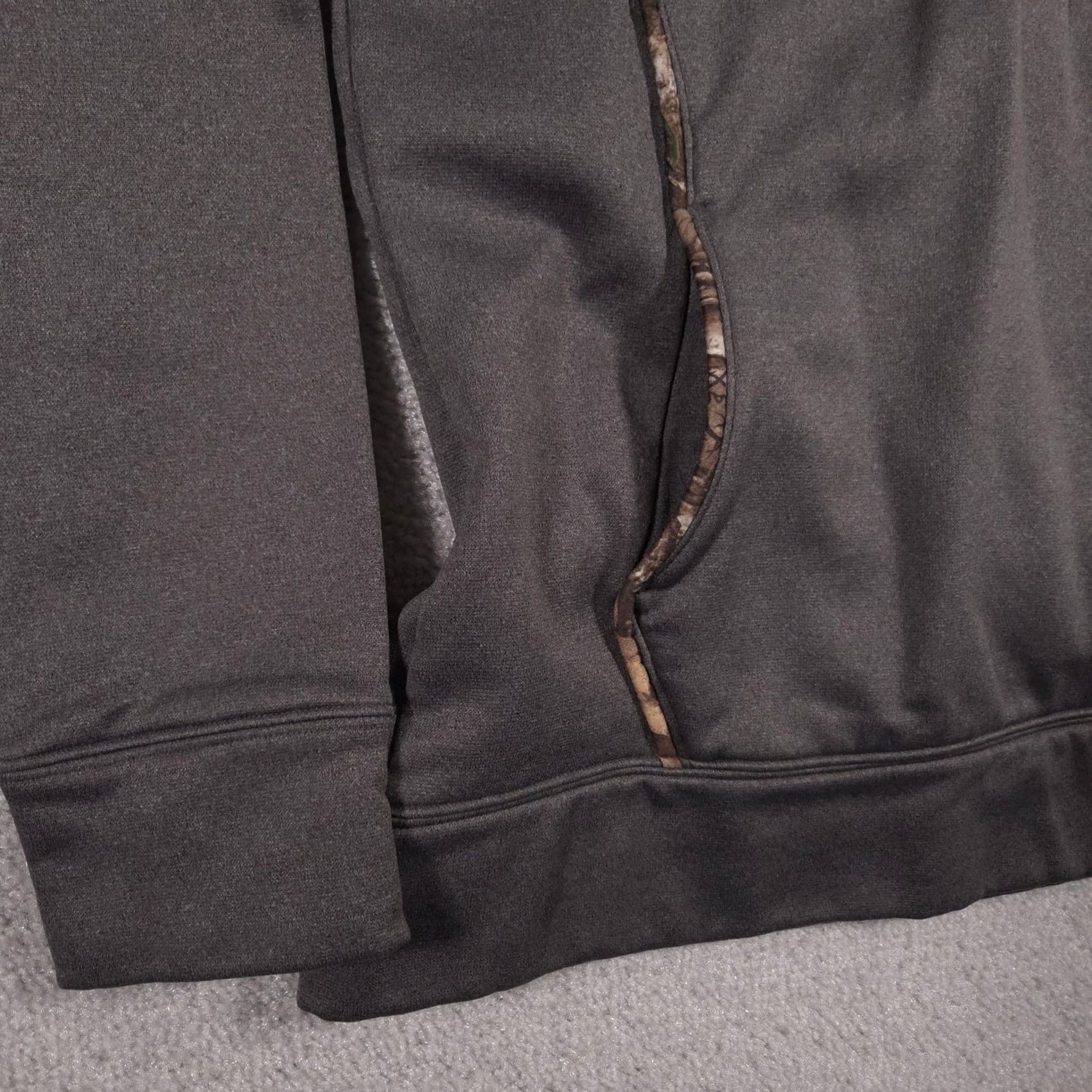 Under Armour Under Armour Hoodie Womens Small Gray UA Storm Camouflage Logo Pullover Sweatshirt Size S / US 4 / IT 40 - 6 Thumbnail