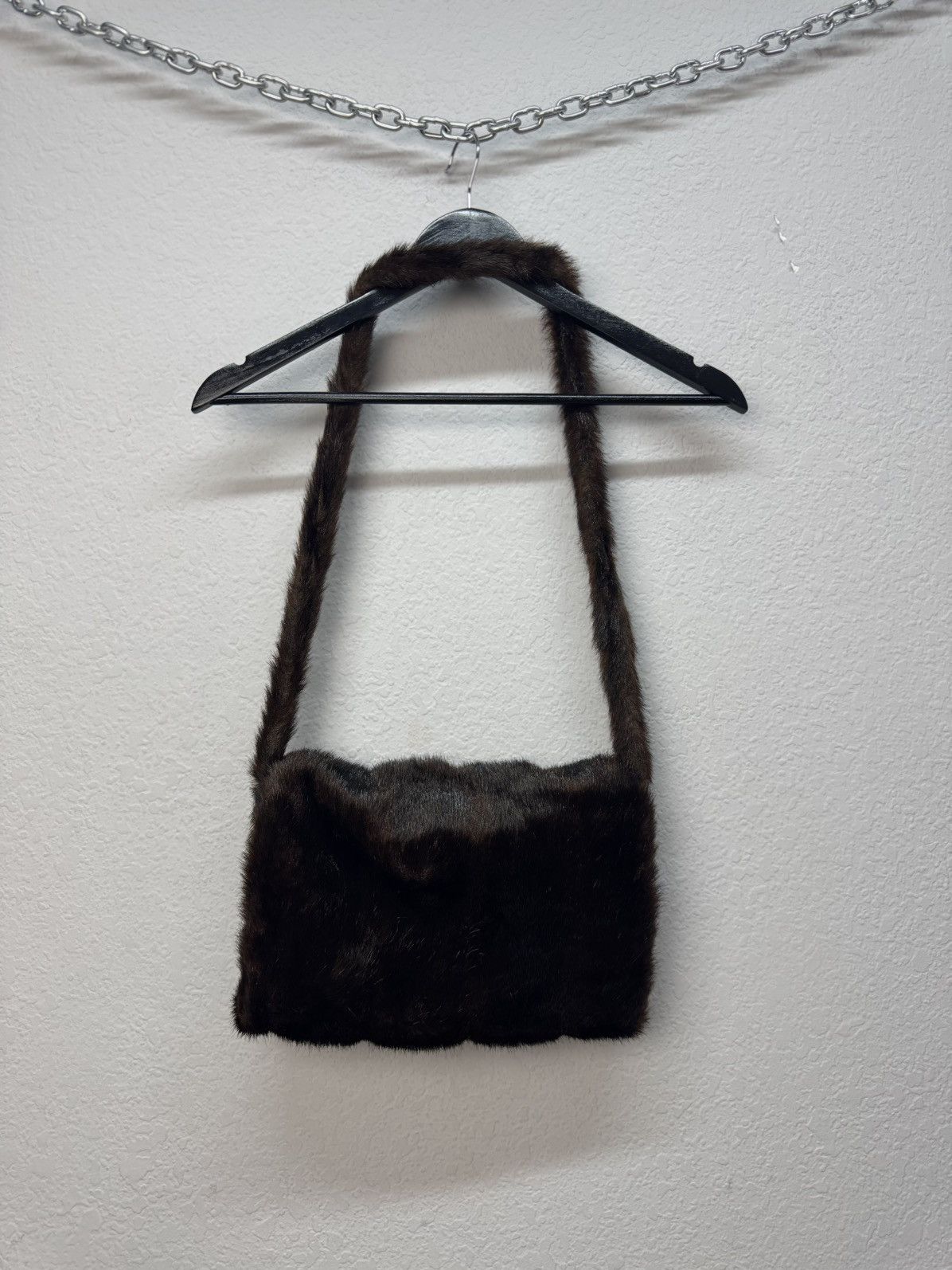 If Six Was Nine Vintage Hysteric Glamour Style Fur Rabbit Opium Bag Gothic Size ONE SIZE - 10 Thumbnail