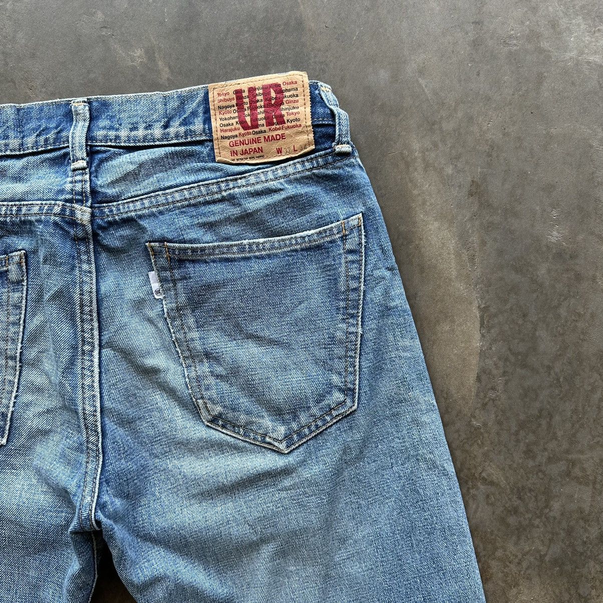 Japanese Brand × Jean × Vintage Vintage Japanese Distressed Redline Faded Denim Jean Pant Size US 33 - 15 Thumbnail