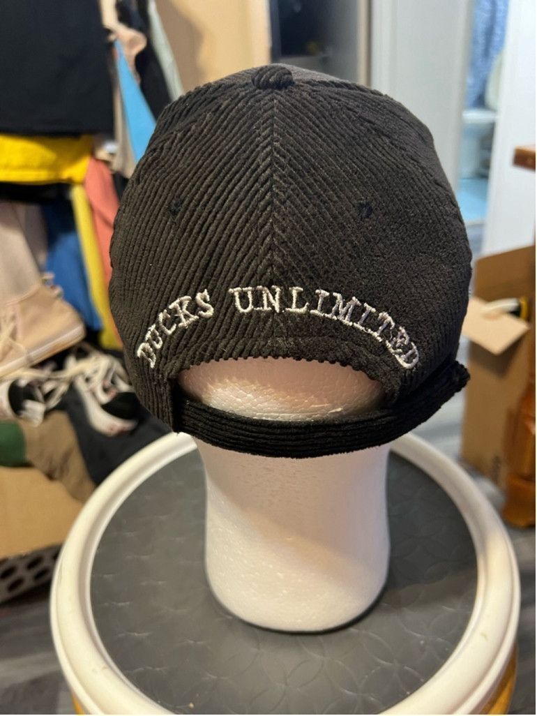 Other Unisex Ducks Unlimited Hat Cap One Size Black Corduroy Hat Size ONE SIZE - 3 Thumbnail