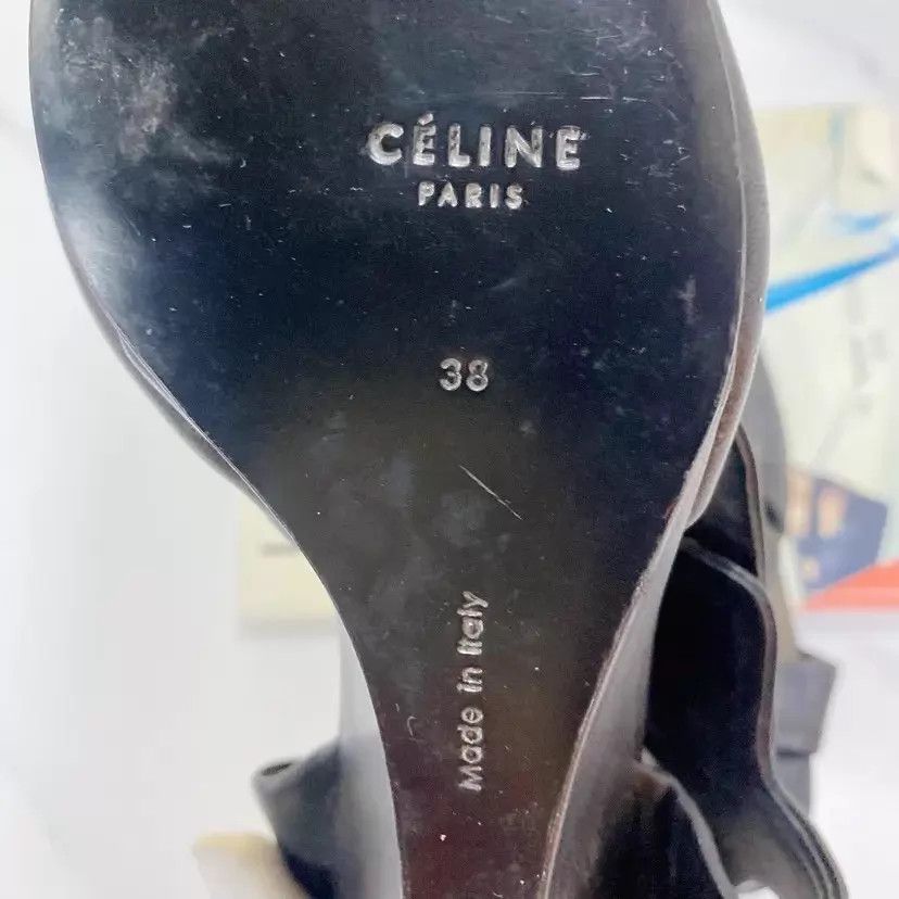Celine Celine Black 38 EU Heels Pre-Owned Size US 7.5 / IT 37.5 - 7 Thumbnail