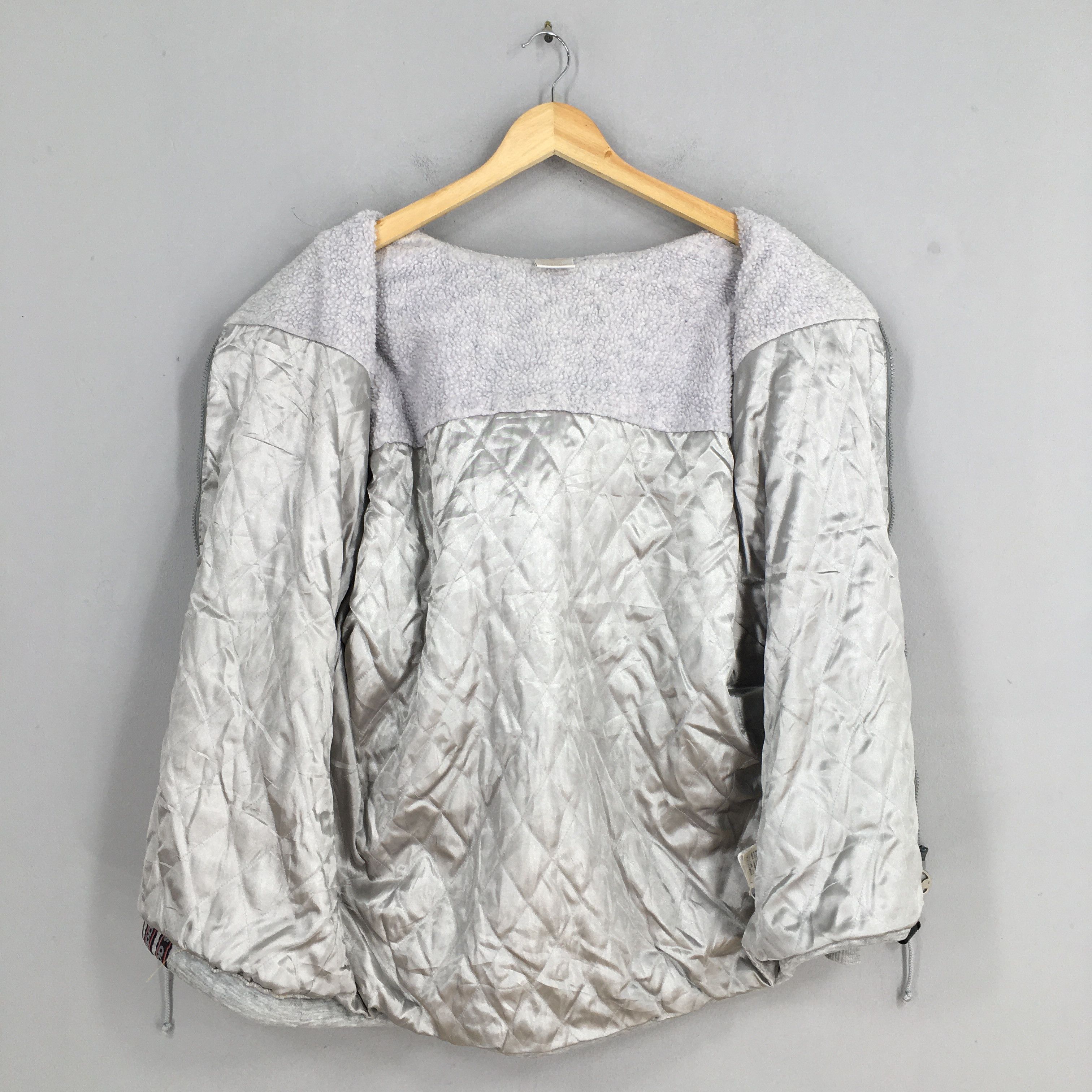 Adidas × Vintage Vintage 80s Adidas Trefoil Sherpa Hoodie Sweatshirt Medium Size US M / EU 48-50 / 2 - 9 Thumbnail