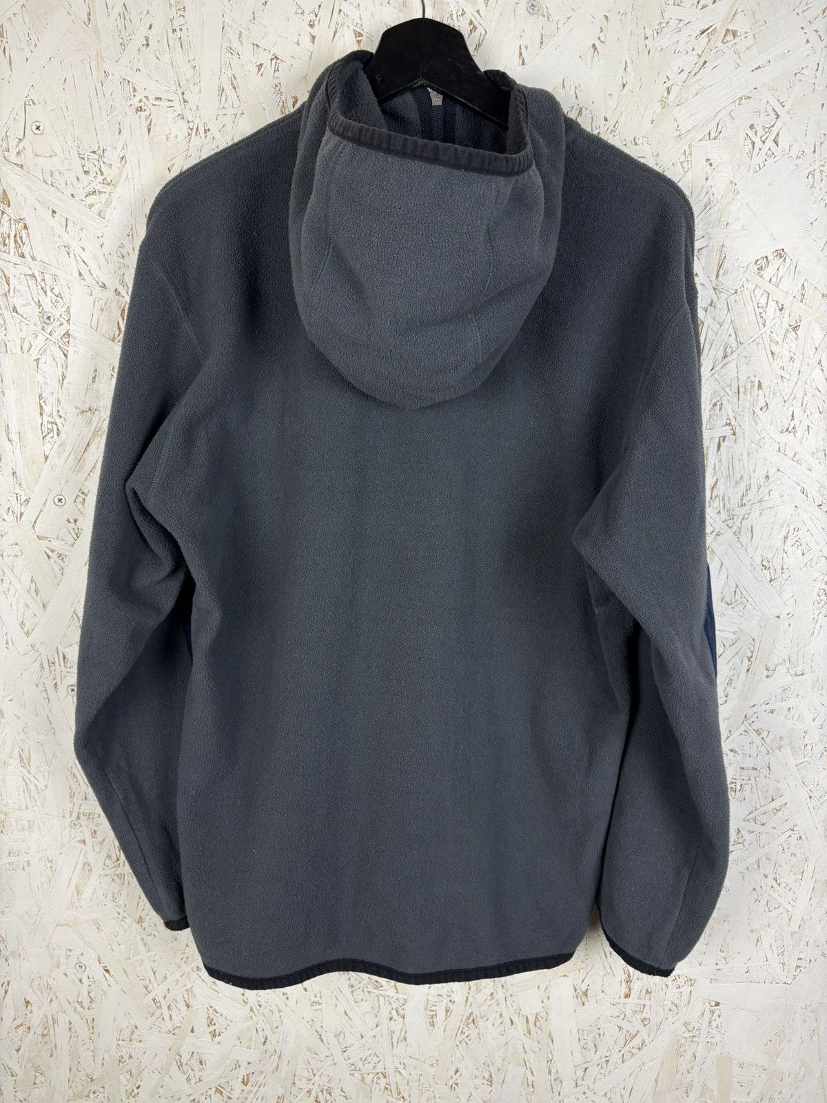 Nike 00s Nike Fleece Ninja Hood 1/4 Zip Logo Hoodie Grey M Size US M / EU 48-50 / 2 - 5 Thumbnail