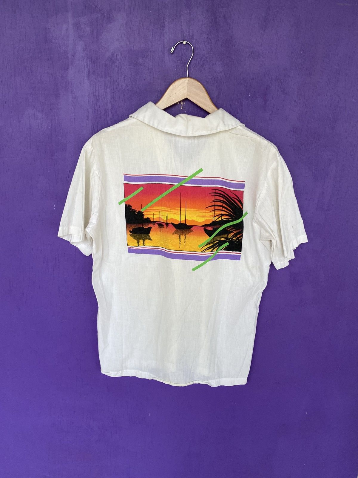 Ocean Pacific Vintage 80s Ocean Pacific surfwear button up Size US M / EU 48-50 / 2 - 2 Thumbnail