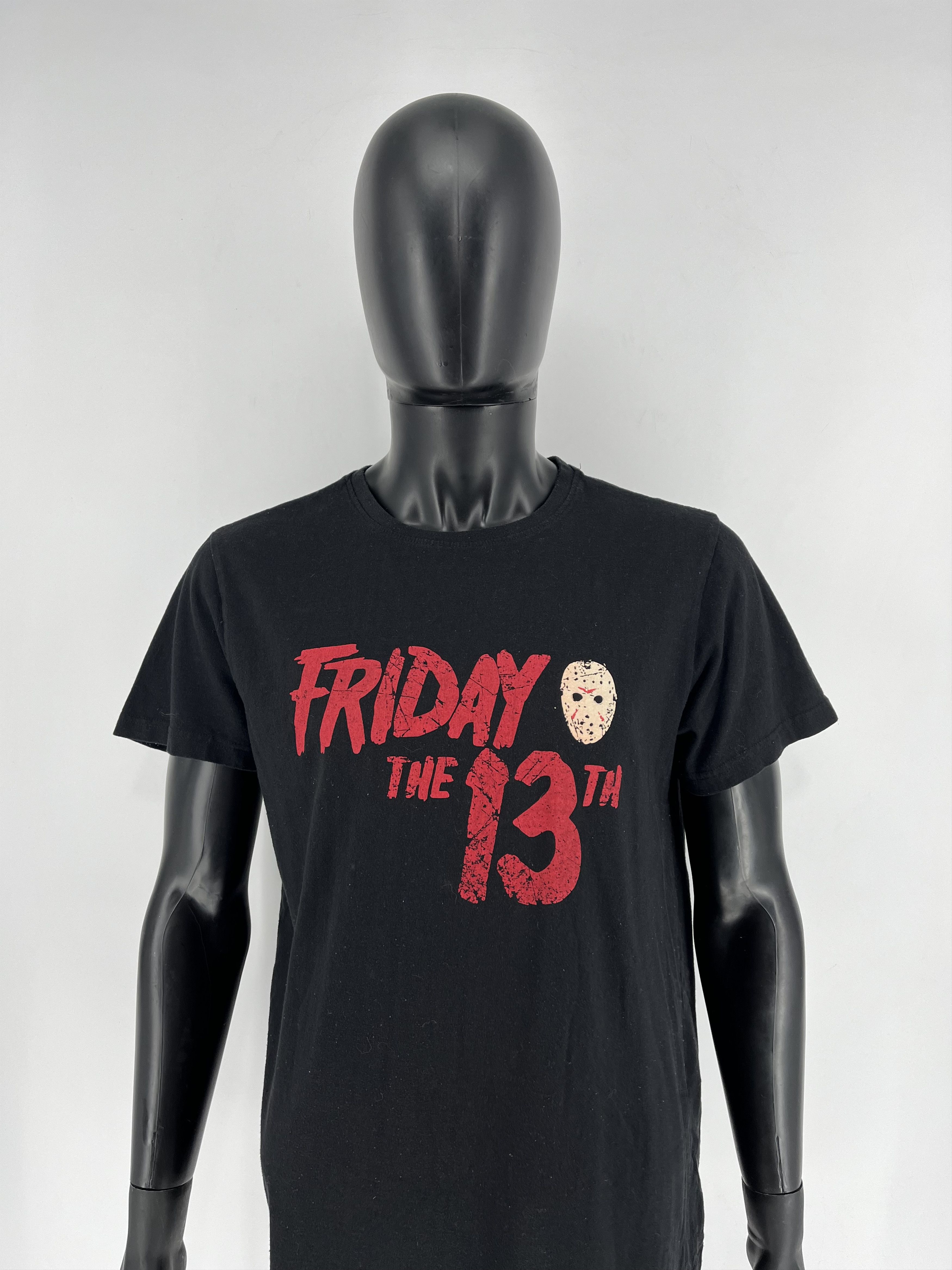 Vintage Friday The 13th Jason Voorhees I Love Friday HorrorMovie Tee Size US XL / EU 56 / 4 - 1 Thumbnail