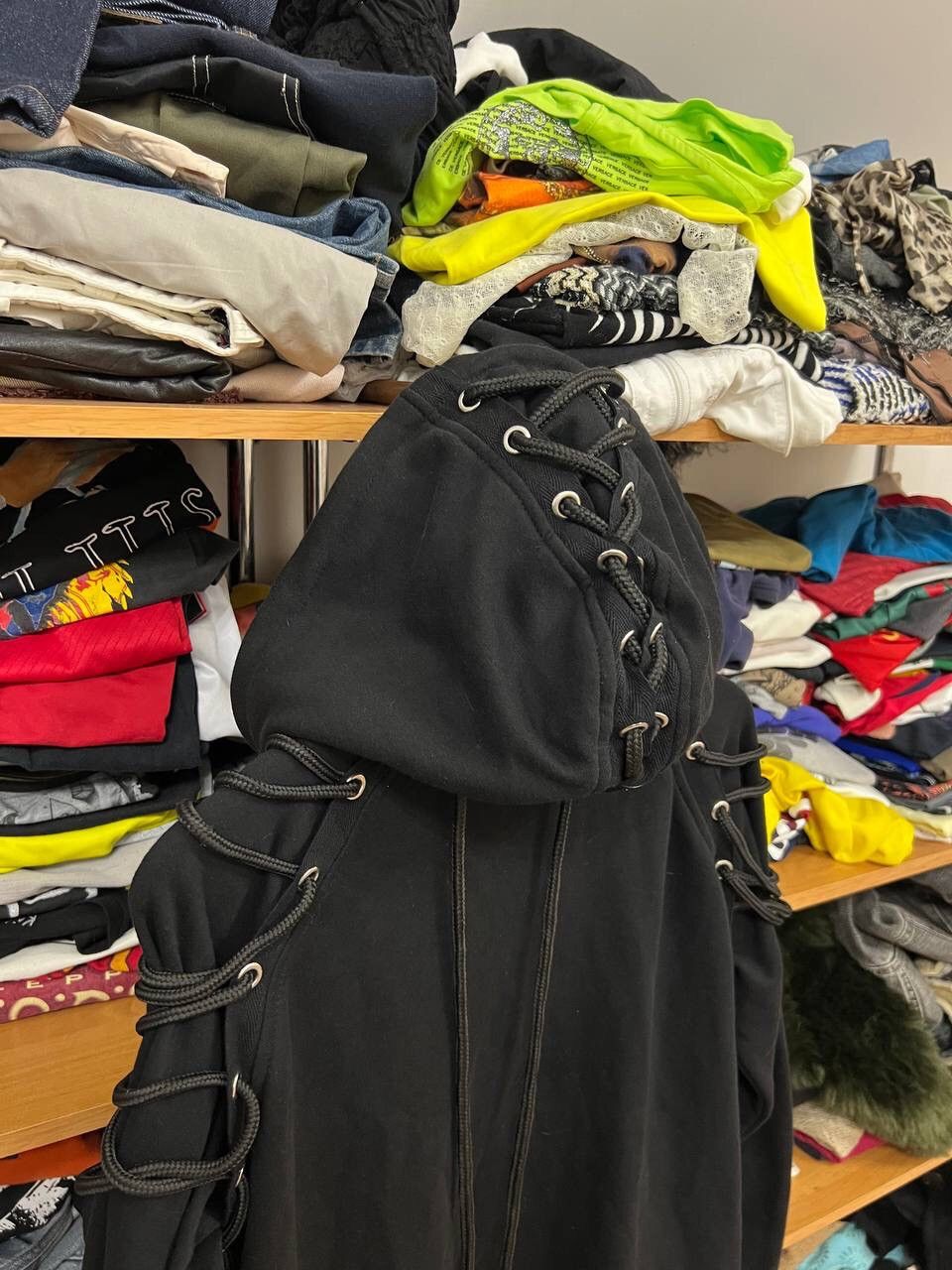 Vintage Avant Garde Punk Emo Style Zip-Up Hype Hoodie Size US L / EU 52-54 / 3 - 7 Thumbnail