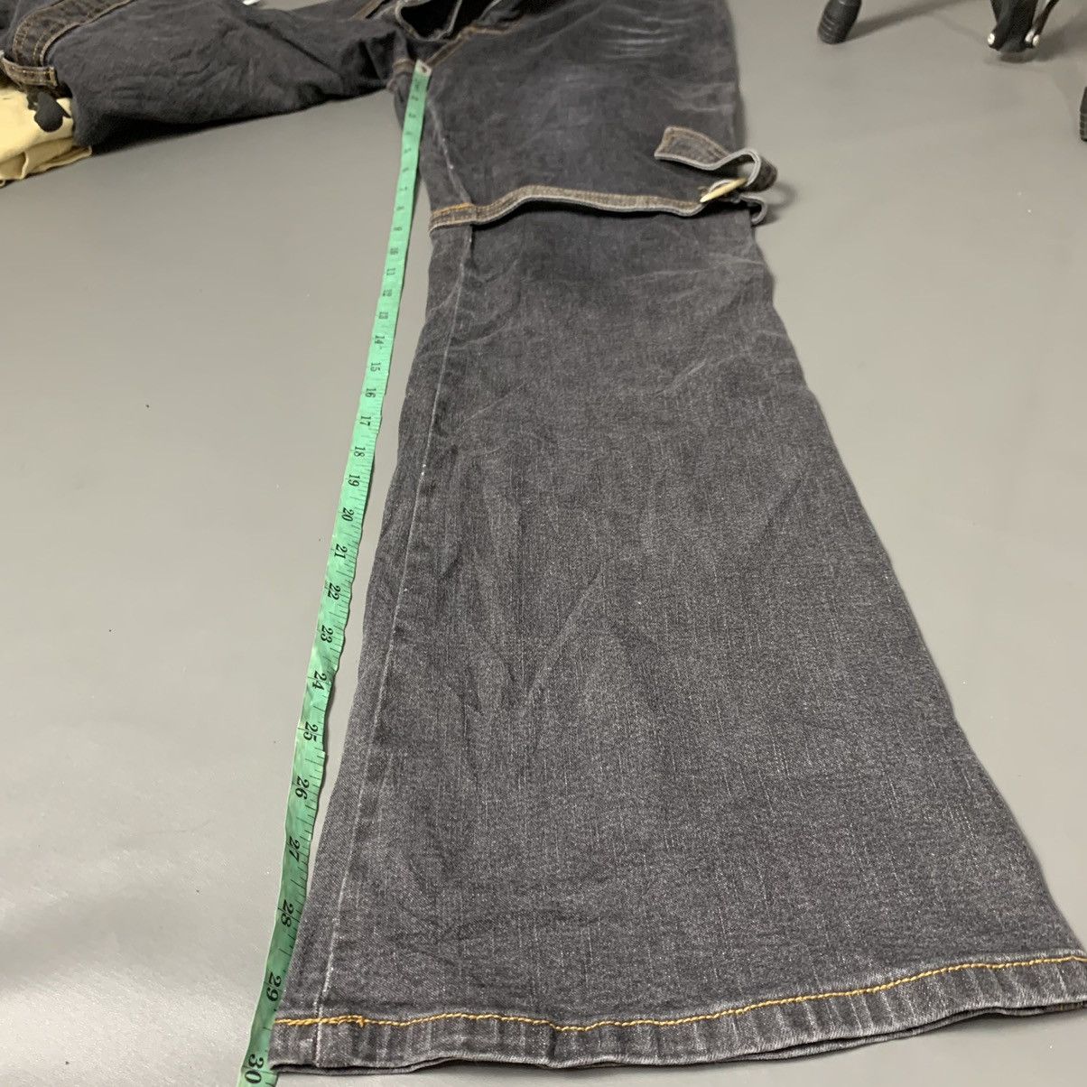 Hysteric Glamour × Japanese Brand Super Flare Jeans Livre Claire Thin Low Rise Boot Cut Size US 31 - 15 Thumbnail