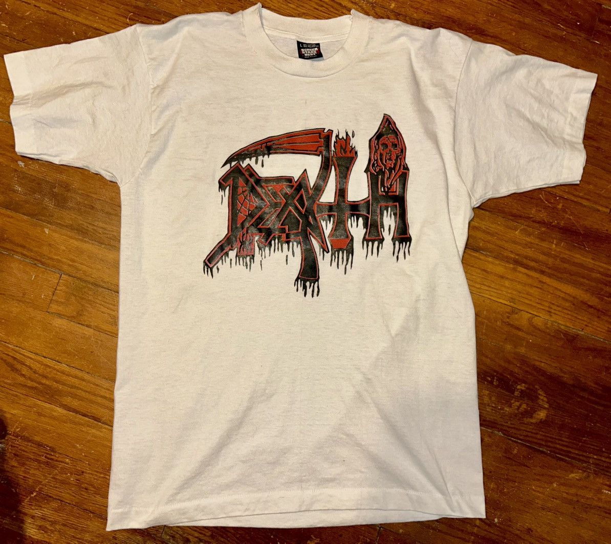 Band Tees Vintage Death "Crusade Of Brutality" Tour T-Shirt 1990 (L) Size US L / EU 52-54 / 3 - 1 Thumbnail