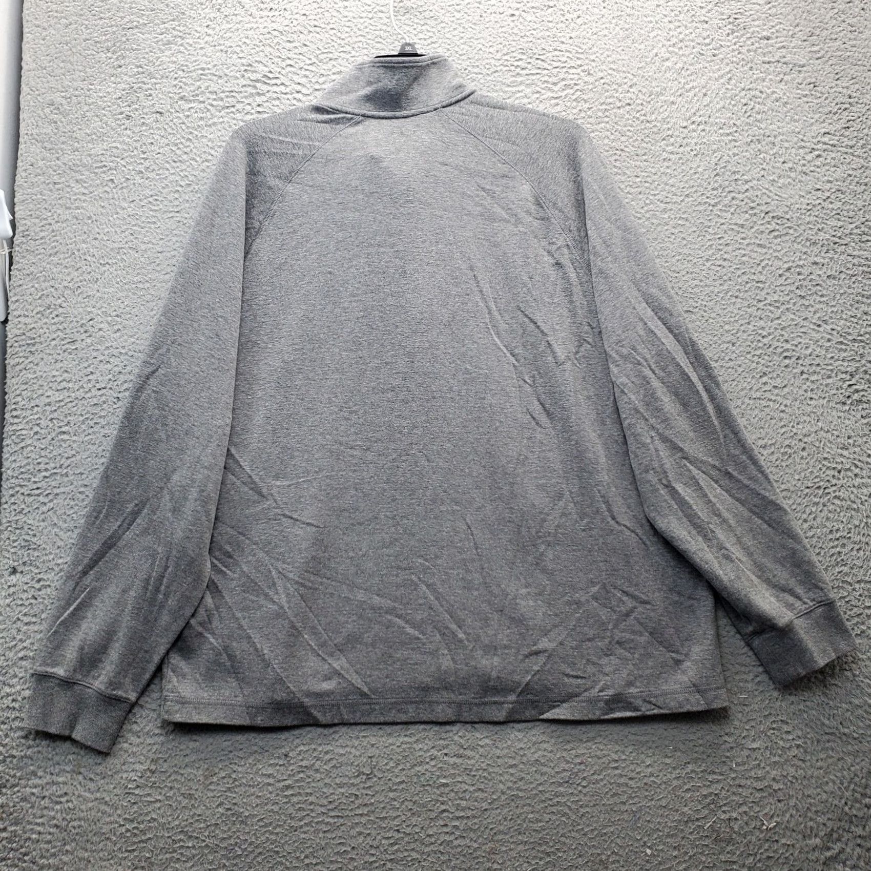 Vintage L.L. Bean Sweatshirt Mens 2XL Gray Mock Neck 1/4 Zip Ribbed Cuff Shirt Mens Size 2XL Gray Size US XXL / EU 58 / 5 - 2 Thumbnail