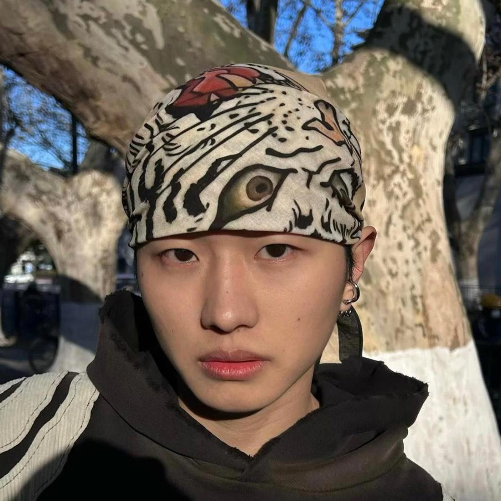 Japanese Brand Archive Streetwear Japanese Tiger Graphic Bandana Size ONE SIZE - 1 Thumbnail