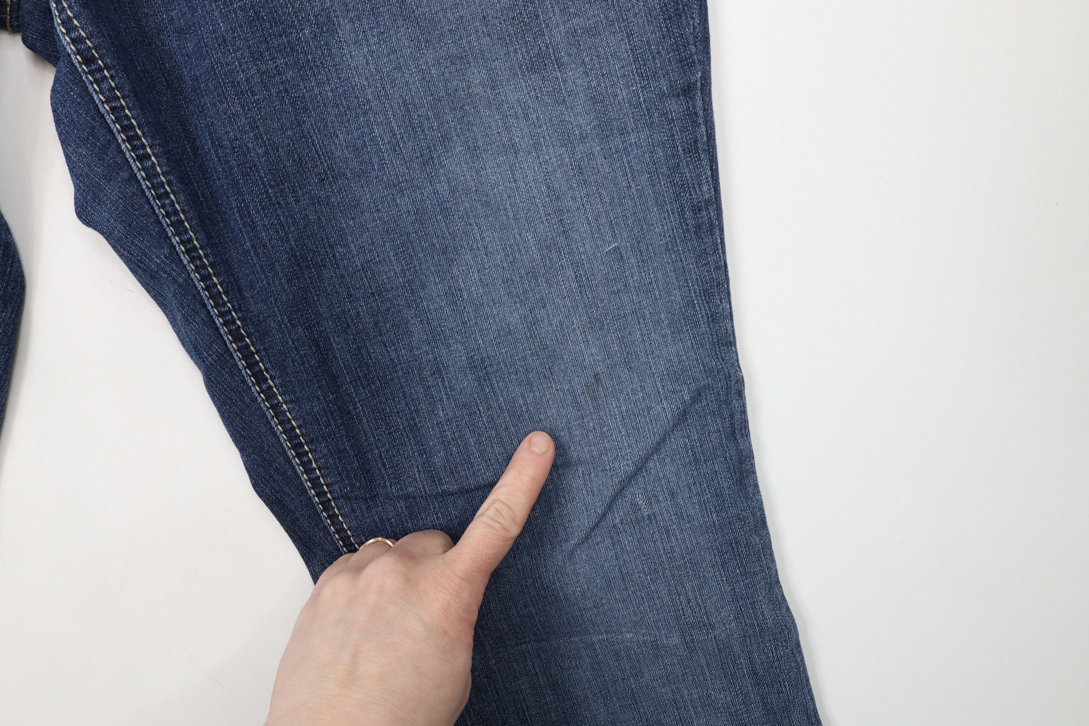 Ariat × Vintage Ariat REAL Denim Thick Stitch Stretch Flared Bootcut Jeans Size 32" / US 10 / IT 46 - 5 Thumbnail