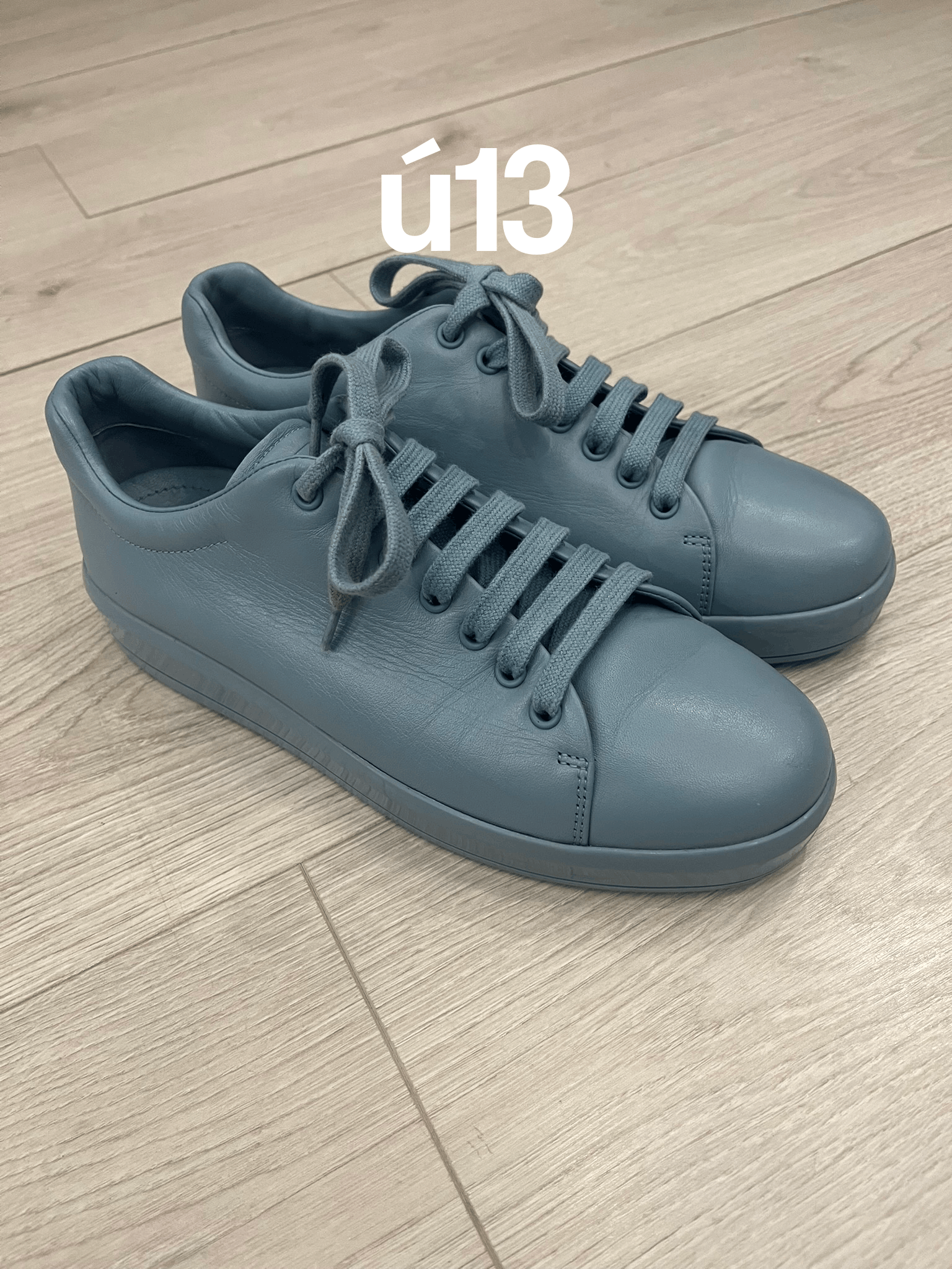 Prada Prada Donna Sneakers Blue Size US 7 / EU 40 - 1 Thumbnail
