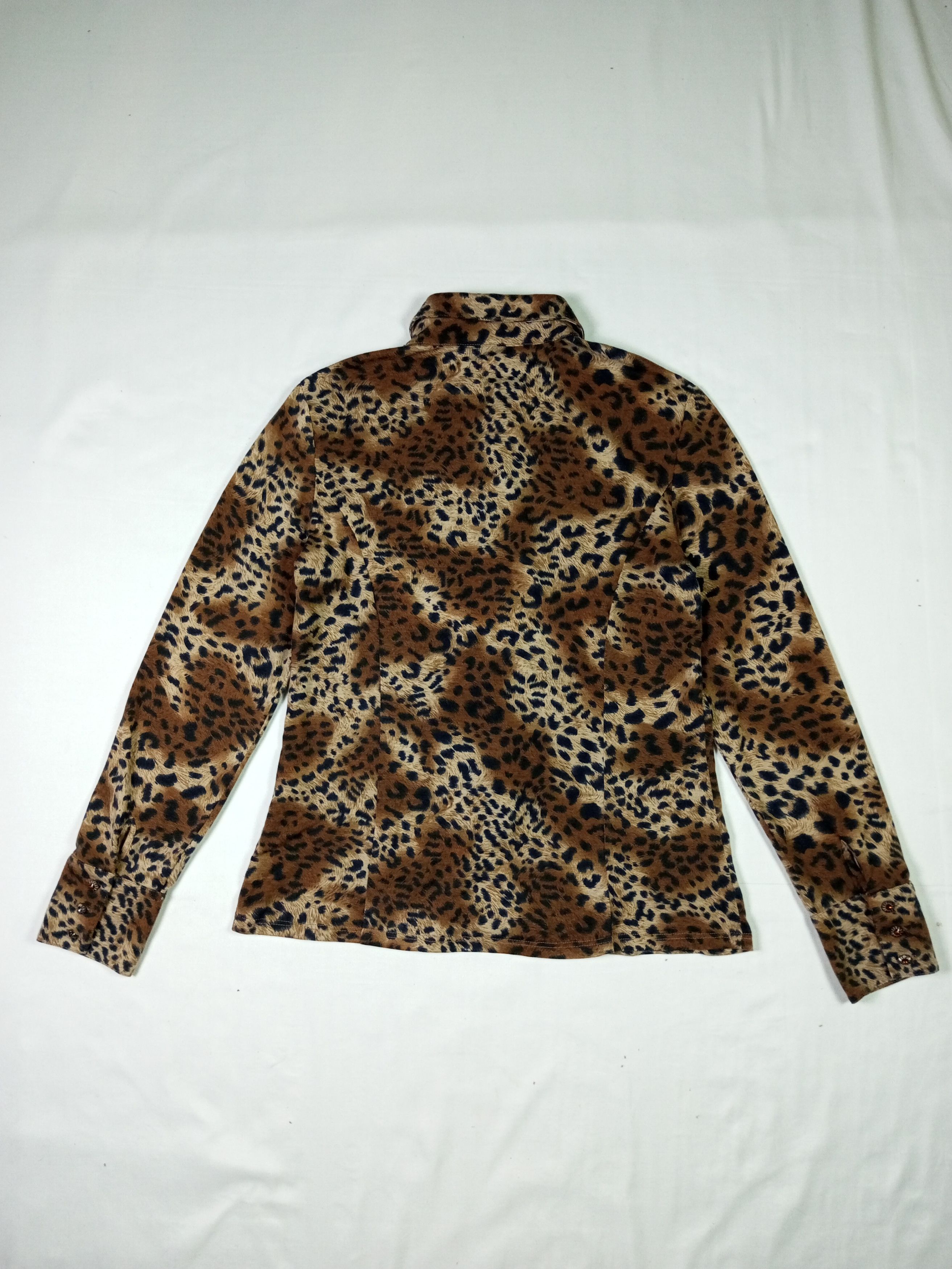 Designer × Japanese Brand Vintage leopard print button up blouses Size M / US 6-8 / IT 42-44 - 12 Thumbnail
