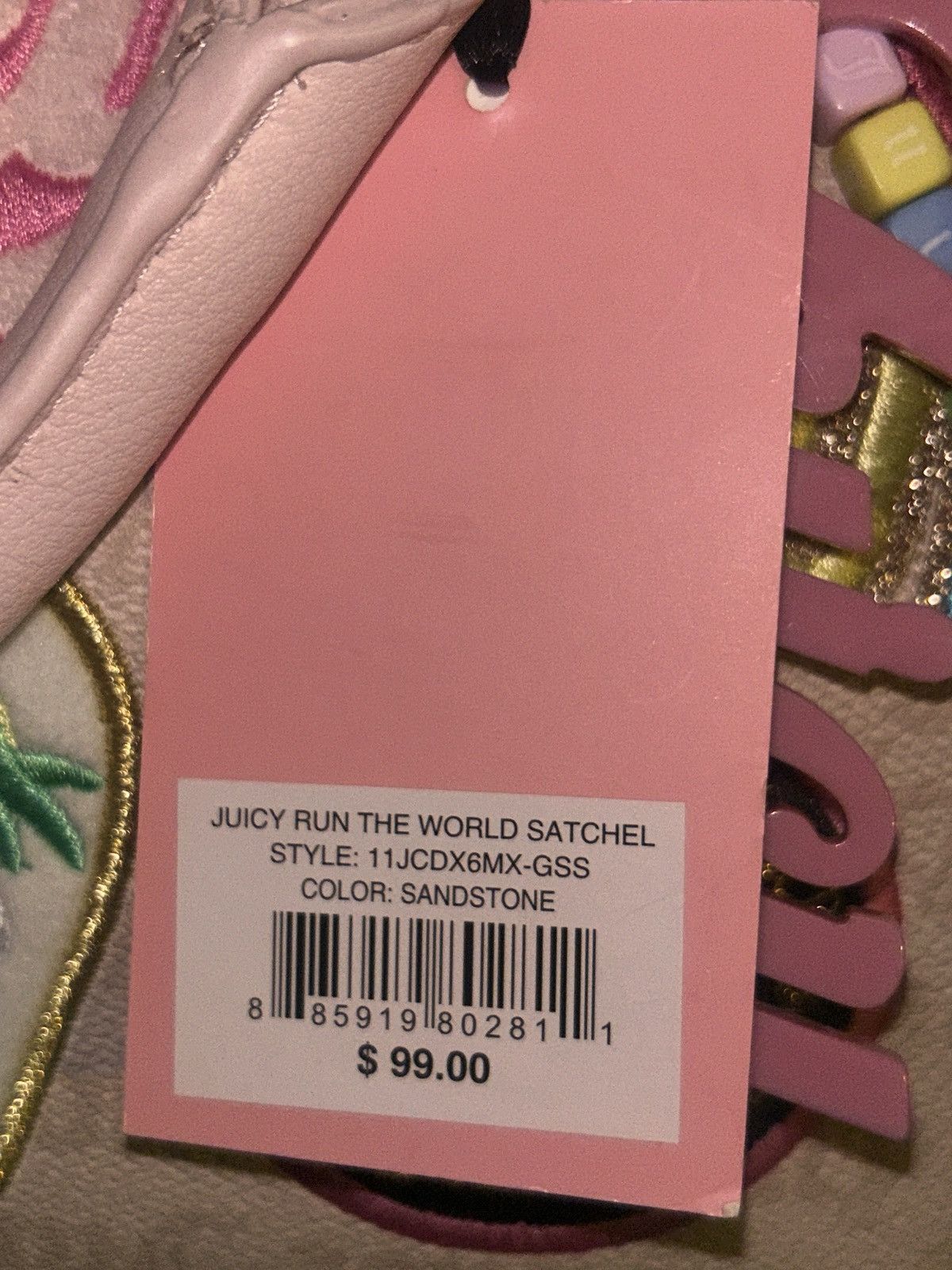 Juicy Couture Juicy Couture Juicy Run the World Satchel Bag Size ONE SIZE - 4 Thumbnail