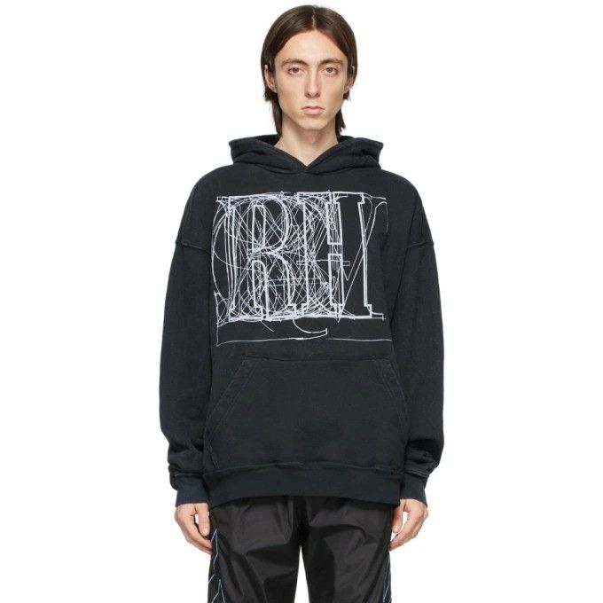 Rhude NEW RHUDE SCRIBBLE HOODIE SZ MEDIUM Size US M / EU 48-50 / 2 - 1 Thumbnail