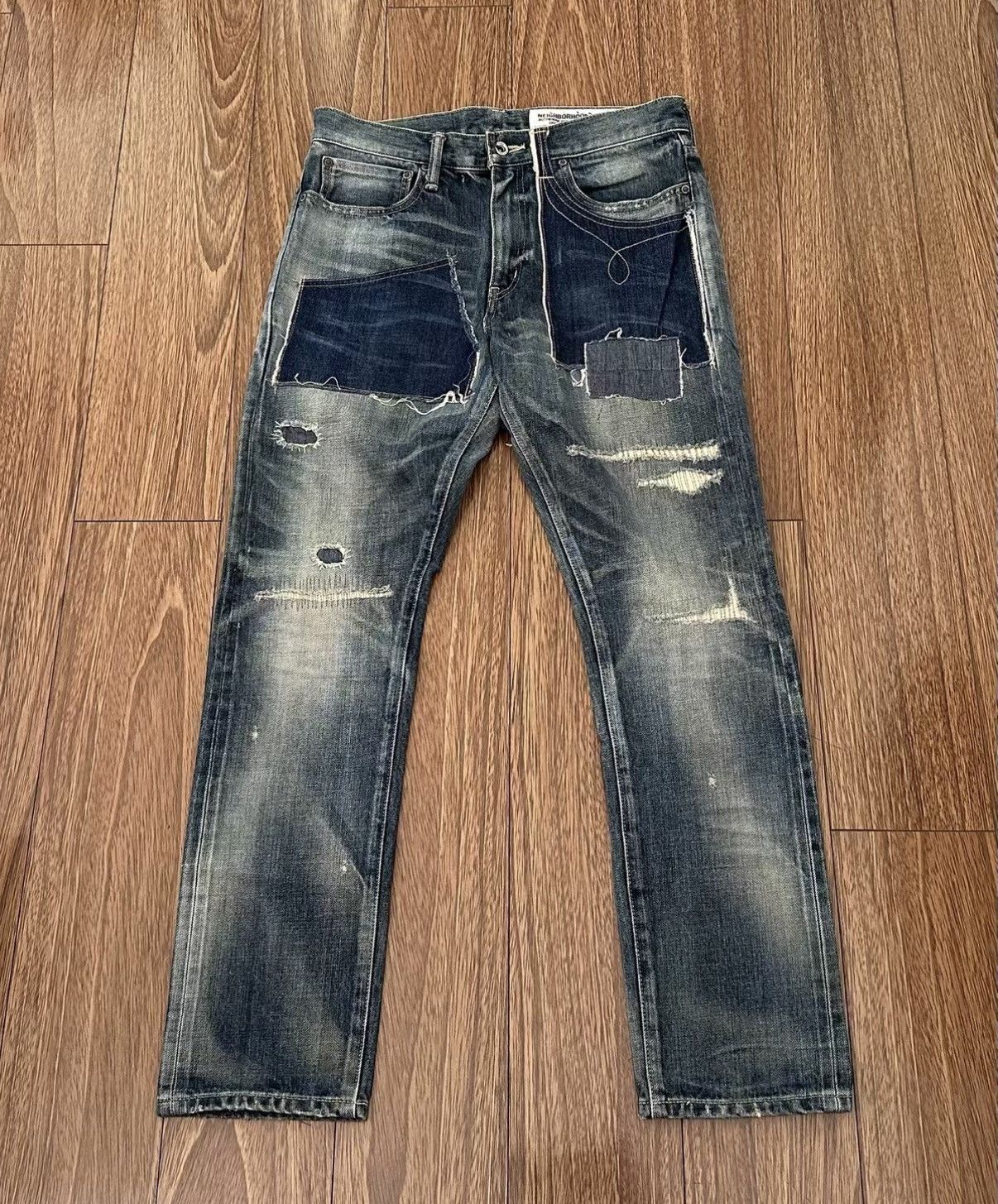 Neighborhood Neighborhood - Lot 08EX Grid Narrow Savage Denim
