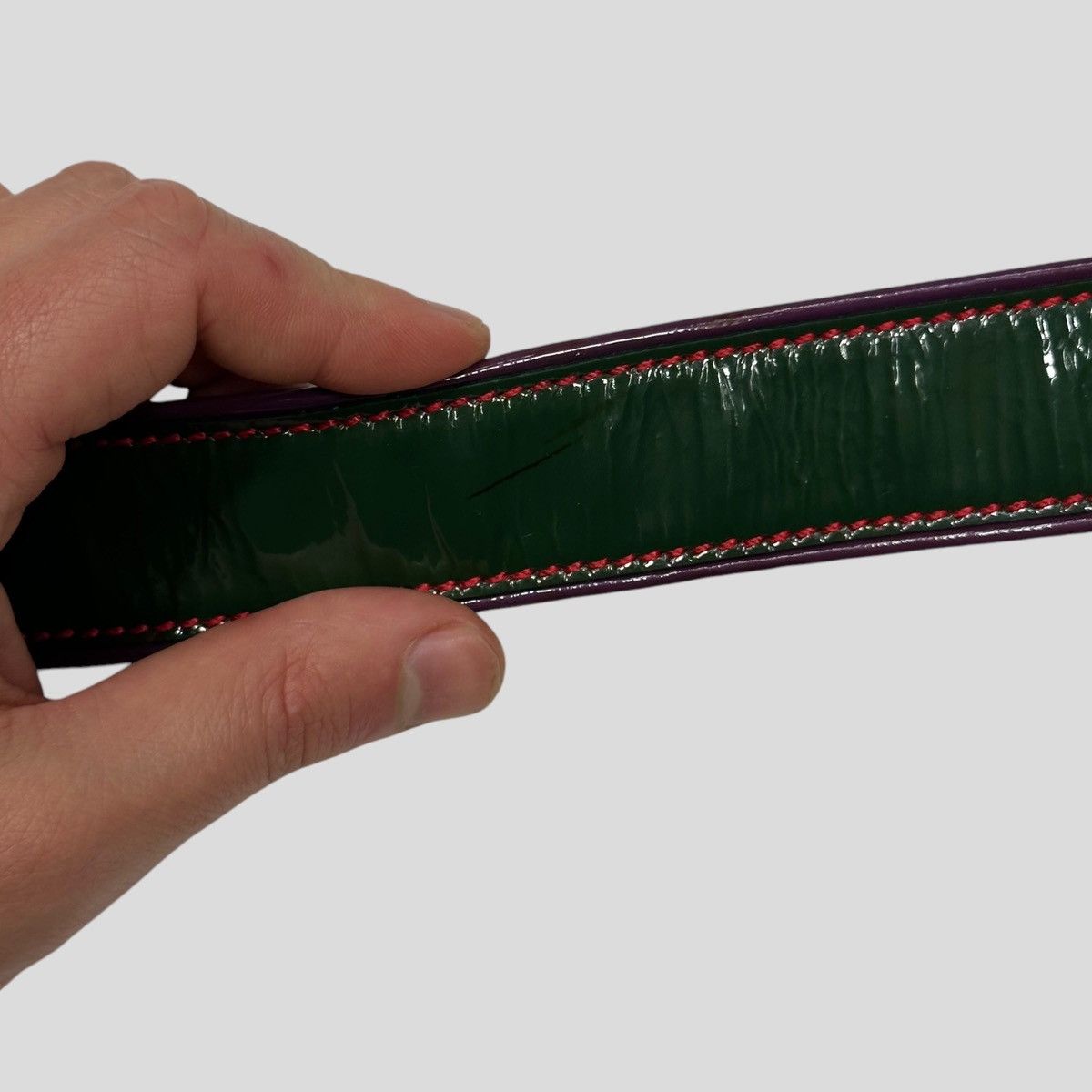 Prada Prada AW08 Vernice Patent Leather Buckle Belt - S Size ONE SIZE - 6 Thumbnail