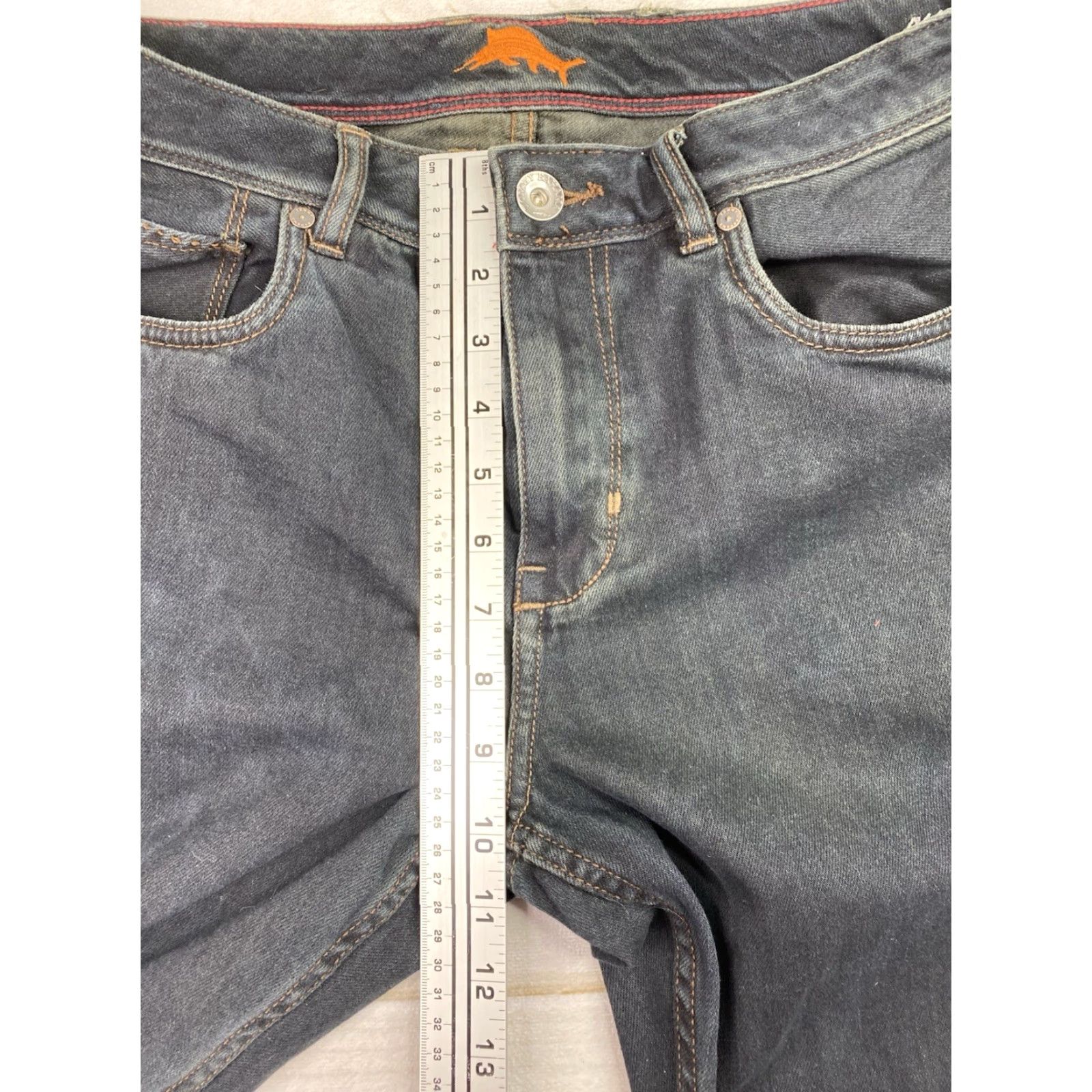 Tommy Bahama VINTAGE Tommy Bahama Jeans Mens 34/32 Dark Wash Antigua Cove Straight Denim Blue 5-Pocket Mens Size US 34 / EU 50 - 5 Thumbnail