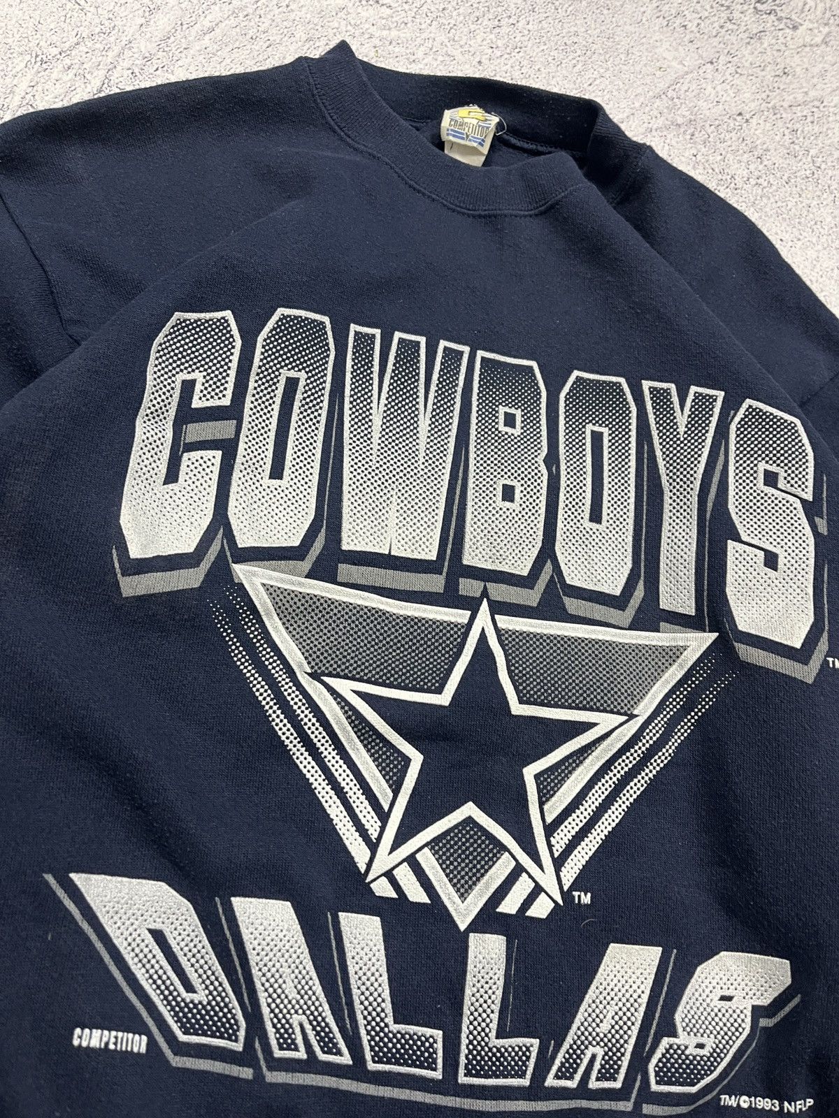 NFL × Vintage Vintage 1994 Dallas Cowboys Competitor Graphic Sweatshirt Size US L / EU 52-54 / 3 - 7 Thumbnail