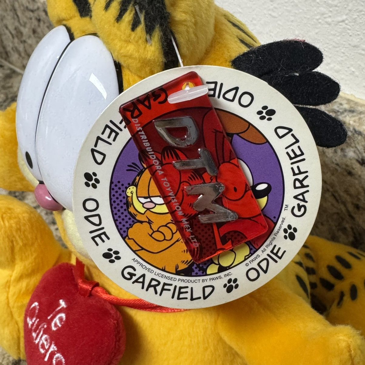 Vintage Vintage Garfield “Te Quiero” 10” Spanish Valentine Day Plush Size ONE SIZE - 5 Thumbnail