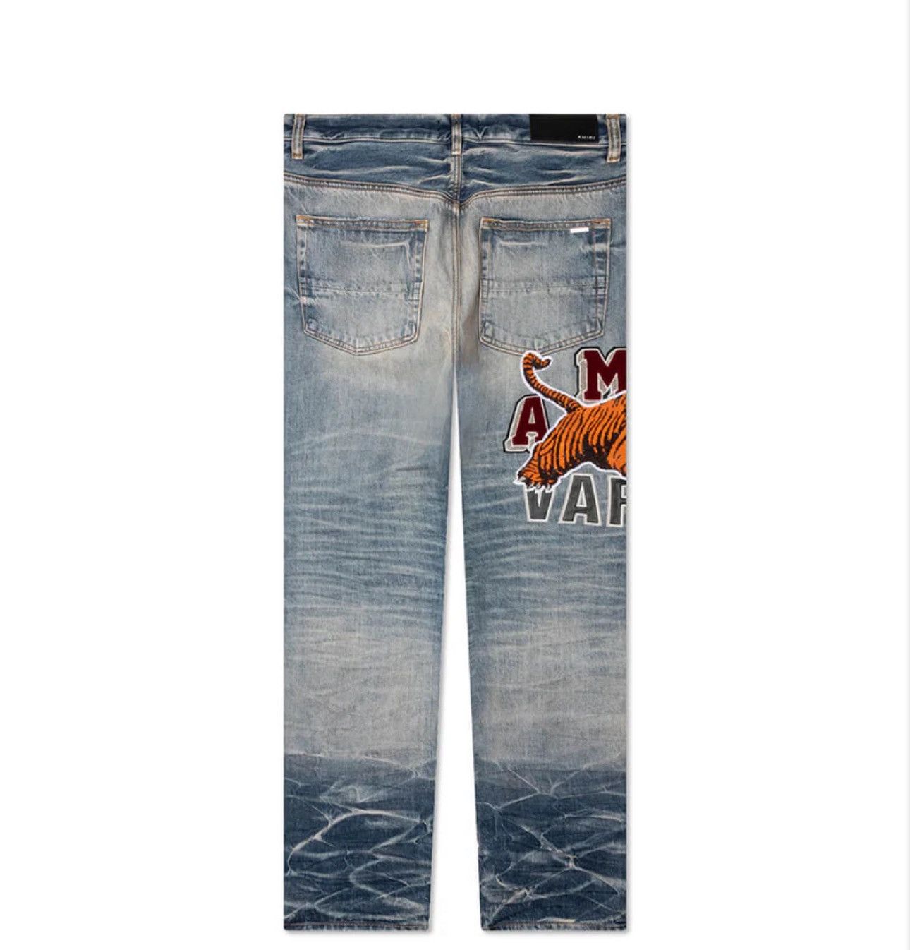 Amiri Amiri Tiger Varsity jeans Size US 40 / EU 56 - 1 Thumbnail