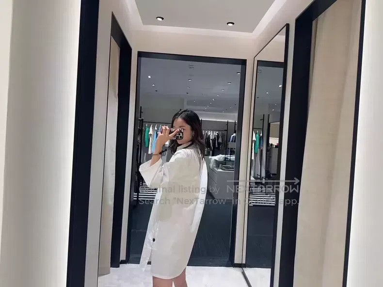 Valentino Valentino White V-neck short-sleeved T-shirt dress Size XXS / US 00 / IT 34 - 8 Thumbnail