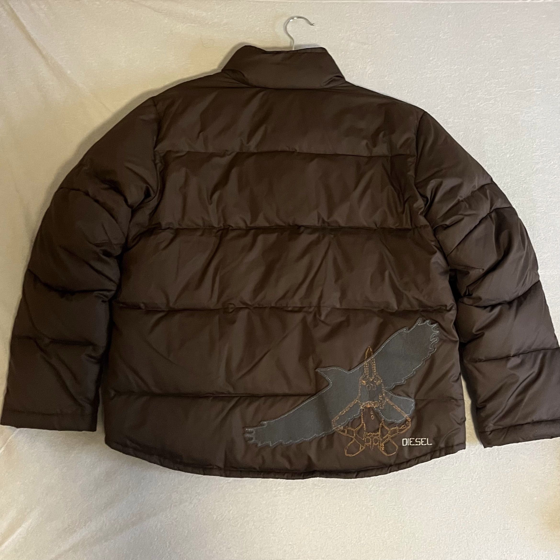 Diesel Vintage Diesel Varsity Puffer w/ Embroidered Rocket + Hawk Size S / US 4 / IT 40 - 3 Thumbnail