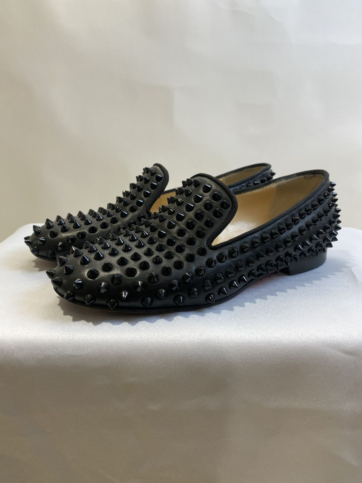 Christian Louboutin Christian Louboutin Dandelion Spiked Loafers Size37 Size US 4 / IT 34 - 1 Thumbnail
