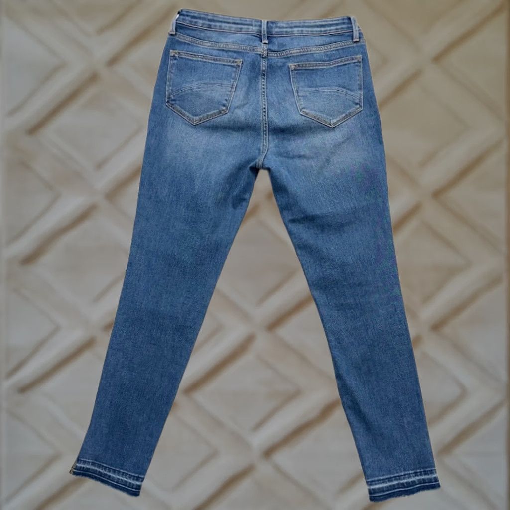 Vintage Driftwood Blue Aztec Jeans - Regular Fit Denim Size 29" - 1 Thumbnail