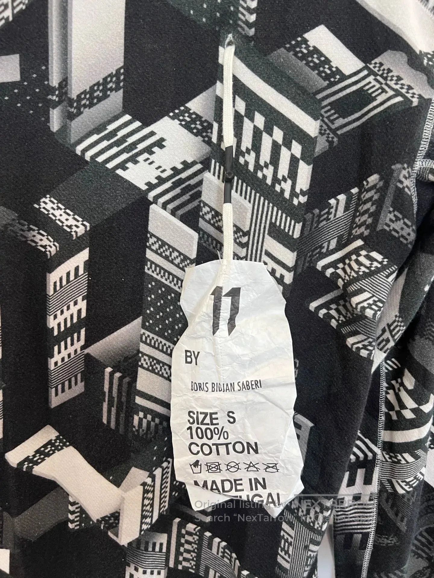 11 By Boris Bidjan Saberi Boris Bidjan Saberi 11by BBS Graphic Print Hoodie. Size US S / EU 44-46 / 1 - 7 Thumbnail