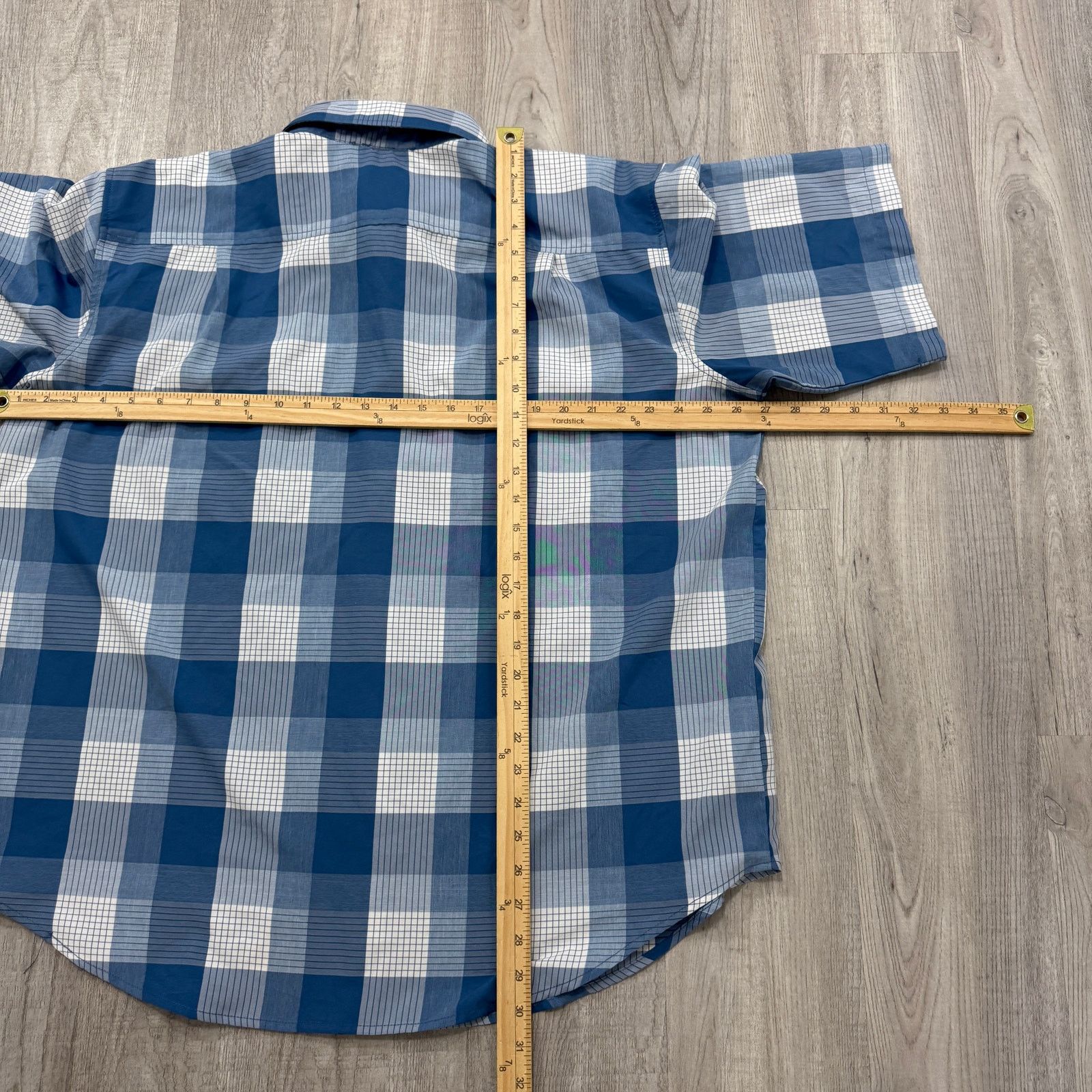 Orvis Orvis Classic Collection Shirt Men's XXL Blue White Plaid Size US XXL / EU 58 / 5 - 8 Thumbnail