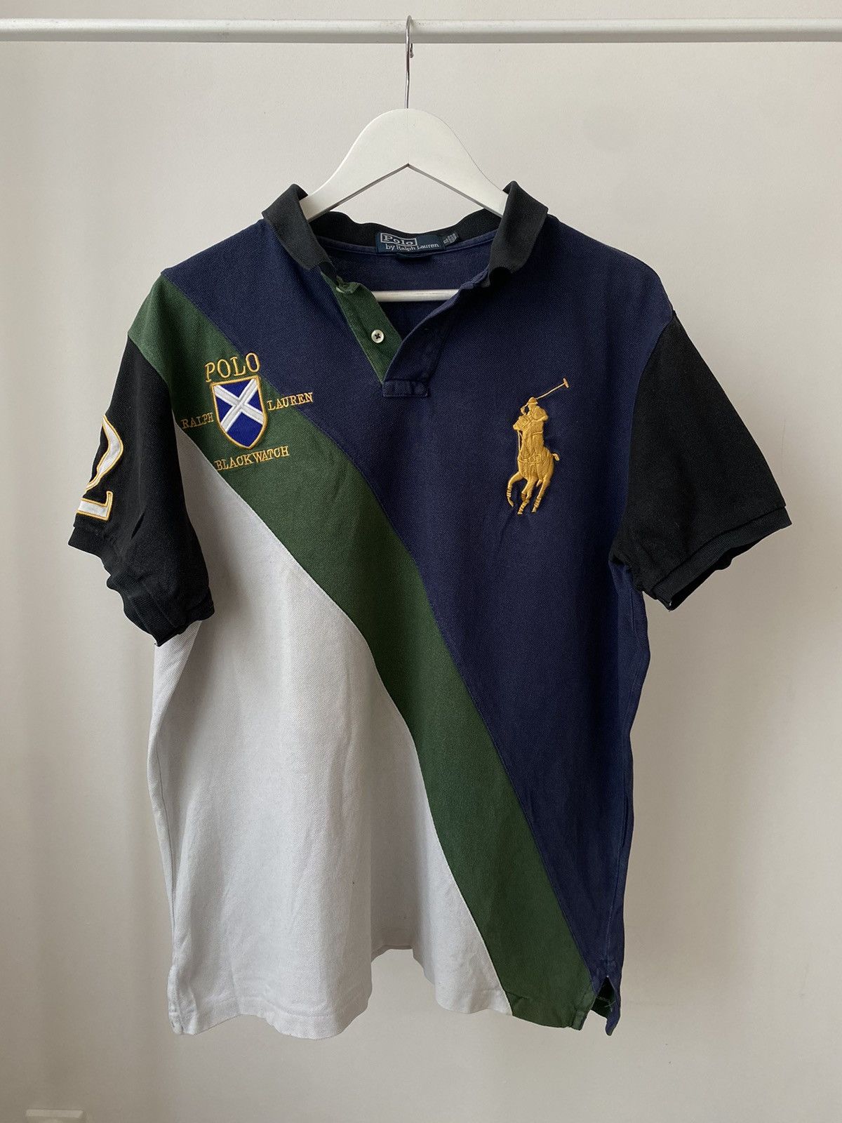 Ralph Lauren Polo Ralph Lauren Big Logo Horse Black Watch tee