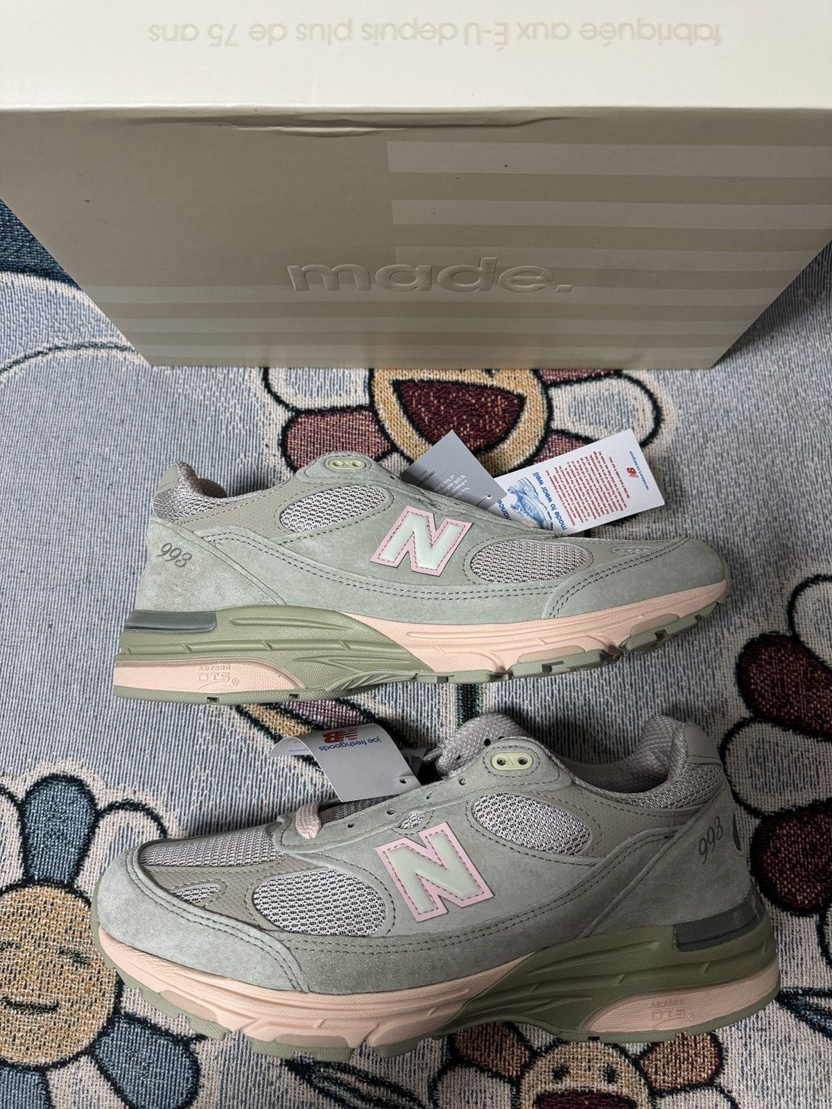 Joe Freshgoods NEW BALANCE X JFG 993 PERFORMANCE ART SAGE Size US 9.5 / EU 42-43 - 5 Thumbnail