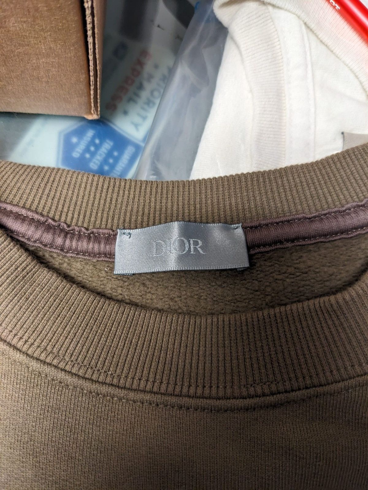 Dior CHRISTIAN DIOR X CACTUS JACK OVERSIZED SWEATSHIRT M BROWN Size US M / EU 48-50 / 2 - 8 Thumbnail