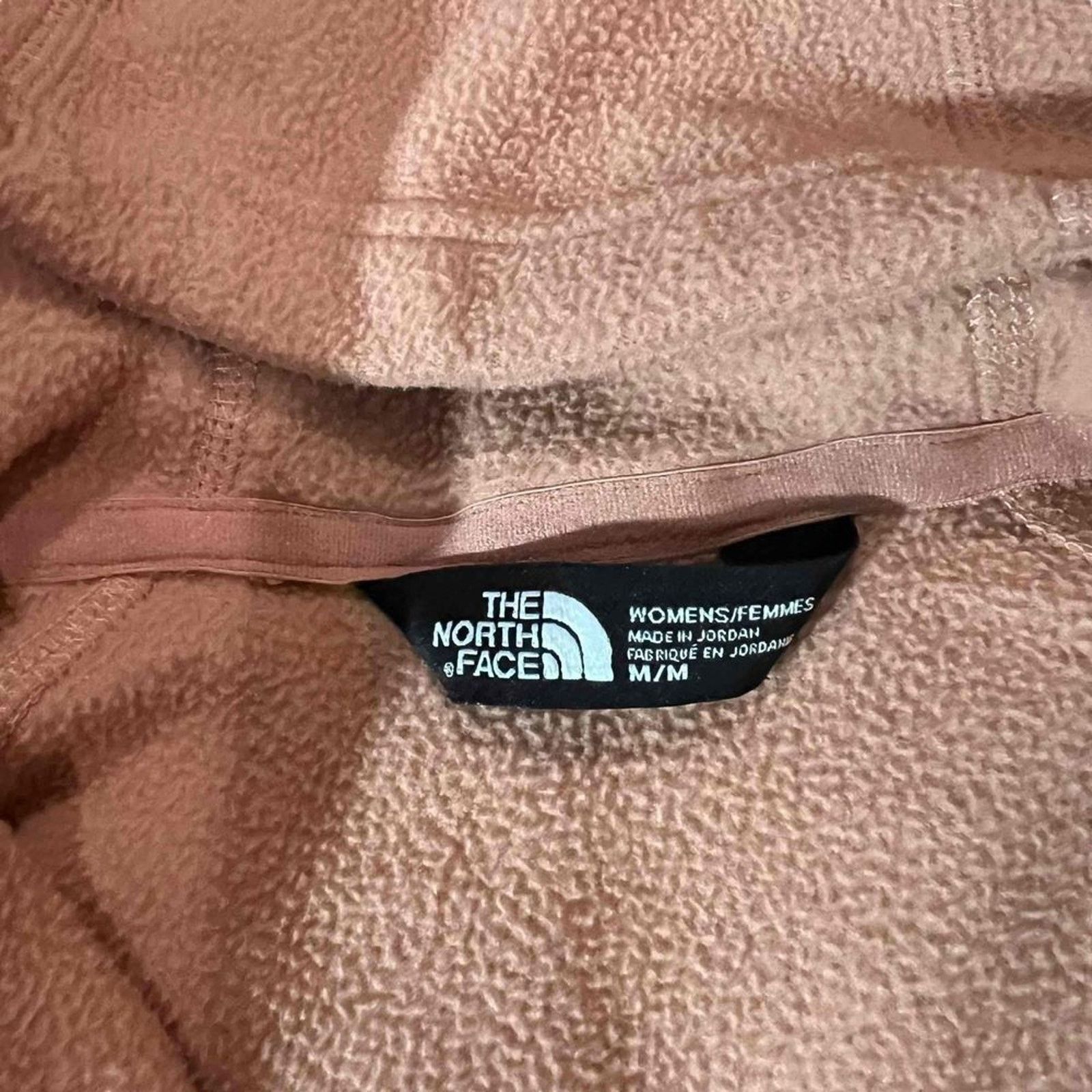 The North Face The North Face Womens Full Zip Fleece Hoodie Jacket Peach Size M / US 6-8 / IT 42-44 - 5 Thumbnail
