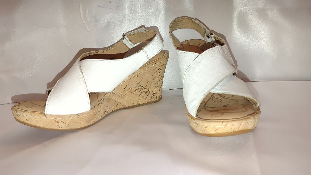 Born Born Jenni Leather Cork Platform Sandals Size 9M NWT Size US 9 / IT 39 - 7 Thumbnail