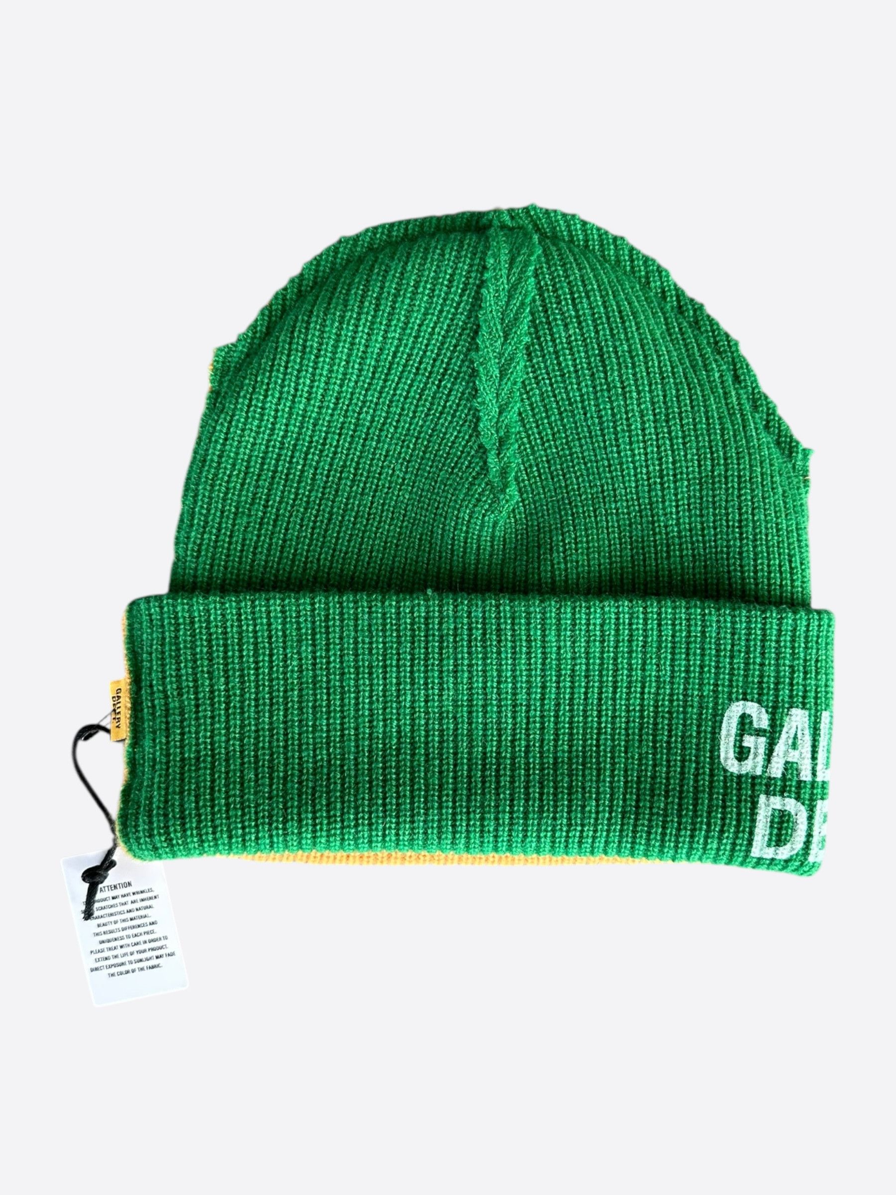 Gallery Dept. Gallery Dept Orange & Green Topanga Logo Beanie Size ONE SIZE - 1 Thumbnail
