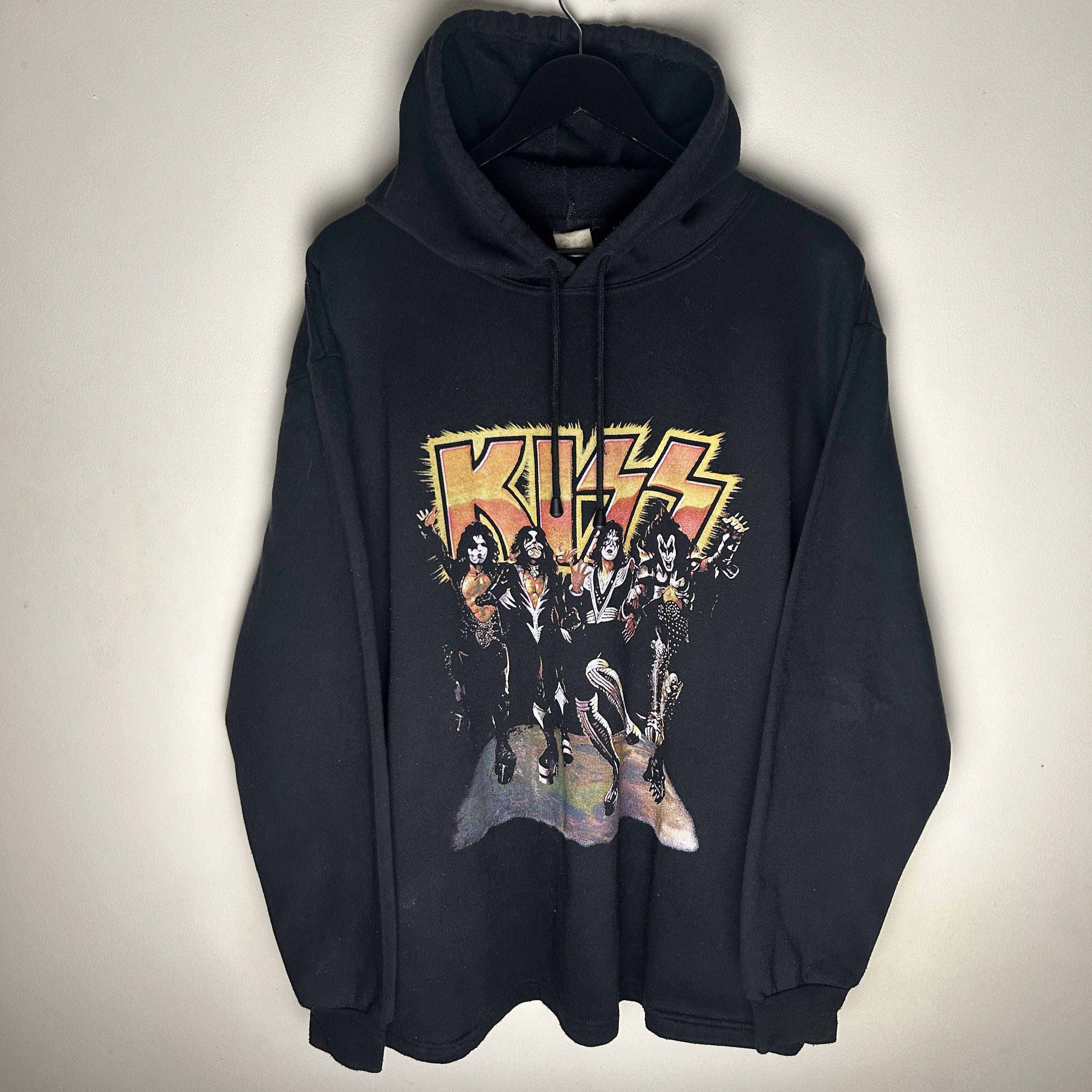 Band Tees Vintage Kiss 90's Band Hoodie Size US XL / EU 56 / 4 - 1 Thumbnail