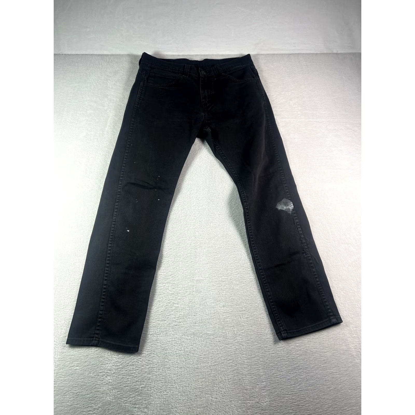 Levi's Vintage Levi's 513 Jeans Men 32x30 Black Regular Fit Straight Leg Denim Jeans Size US 32 / EU 48 - 2 Thumbnail