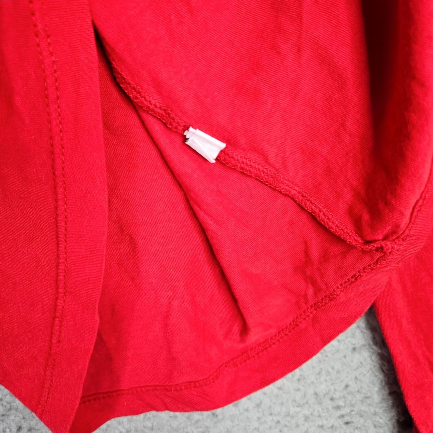 Vintage Blue Platypus T-Shirt Women M Red Solid Cotton Graphic Printed Tee Short Sleeve Casual Size M / US 6-8 / IT 42-44 - 3 Thumbnail