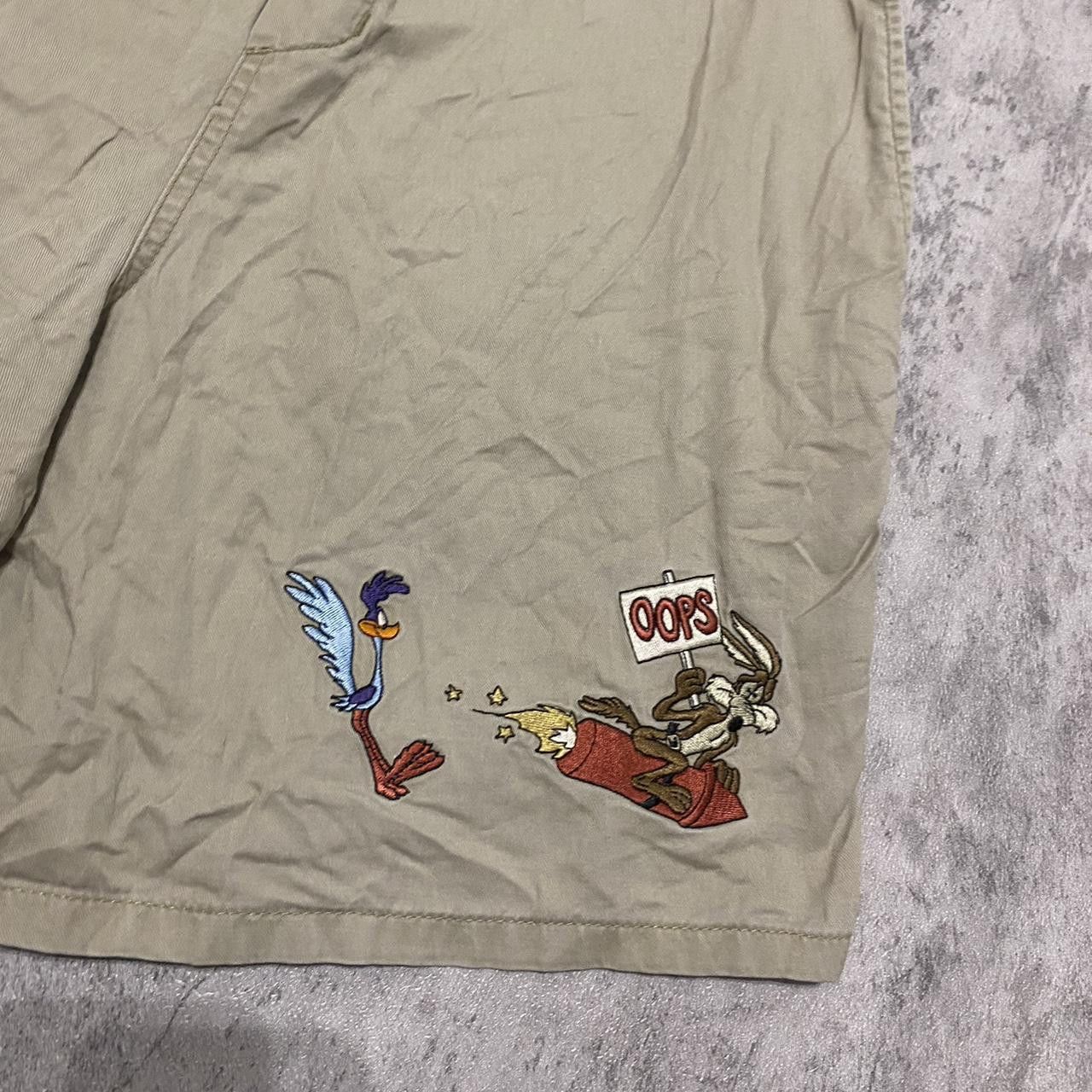 Warner Bros 90s Warner Bros Vintage Embroidered Tan and Size US M / EU 48-50 / 2 - 3 Thumbnail