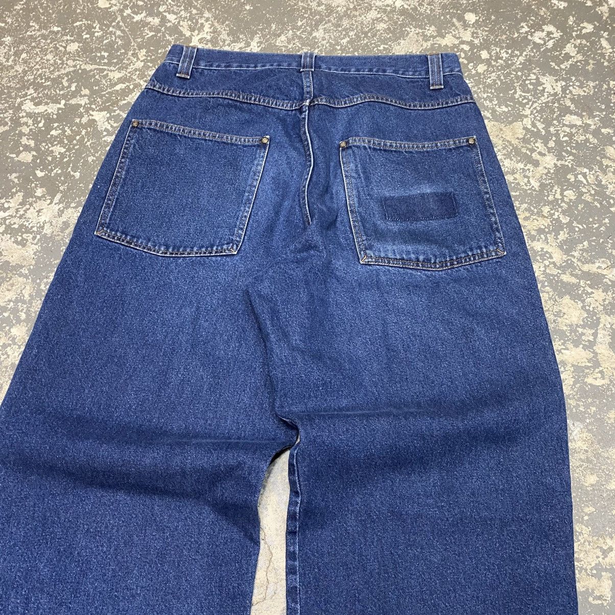 JNCO × Rocawear × Vintage Vintage RocaWear Baggy Blue Denim Pants Size US 33 - 10 Thumbnail