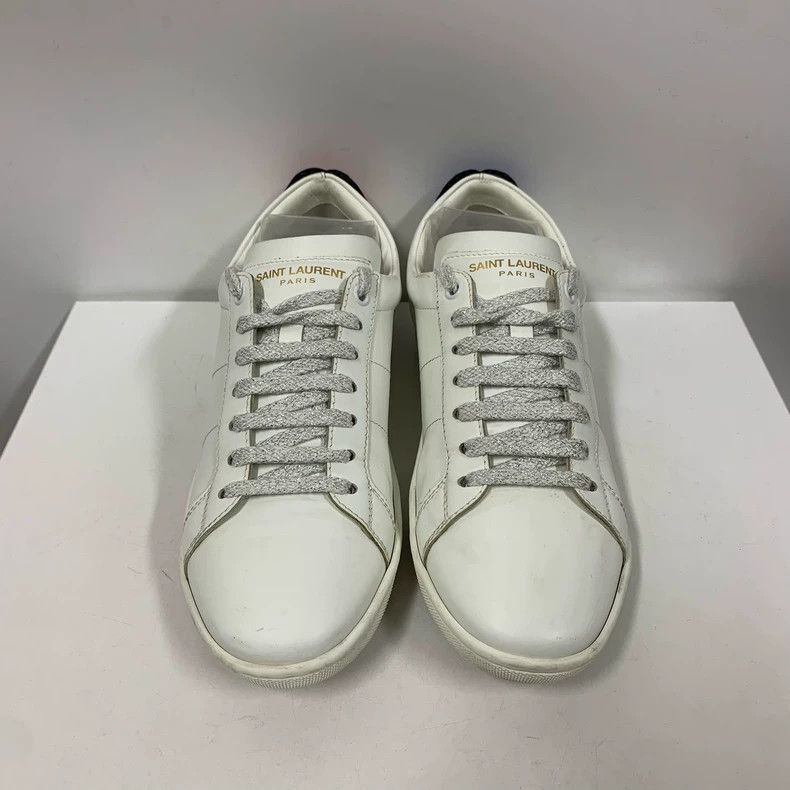 Saint Laurent Paris Classic Saint Laurent White Sneakers for Women-2507 Size US 6 / IT 36 - 8 Thumbnail