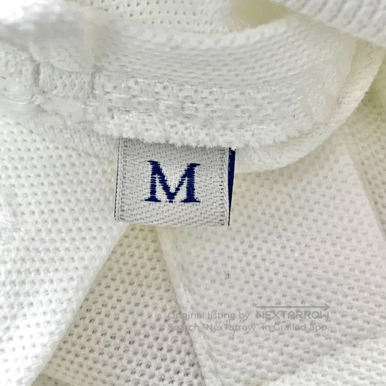 Moncler Moncler White striped logo patch cotton collar single-brea Size US M / EU 48-50 / 2 - 7 Thumbnail