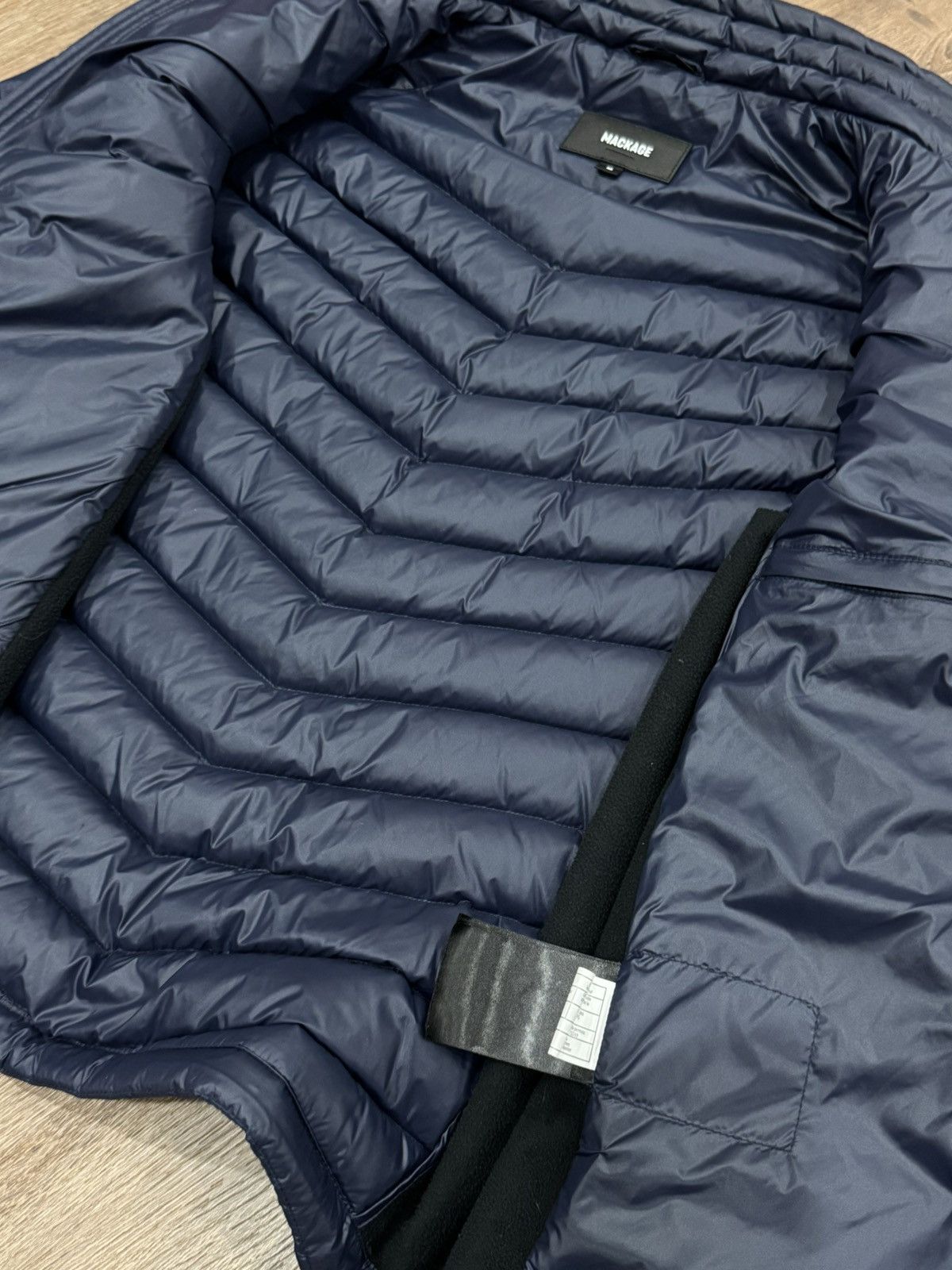 Mackage Mackage Navy Hybrid Down Jacket Lightweight Quilted Puffer Size US S / EU 44-46 / 1 - 11 Thumbnail